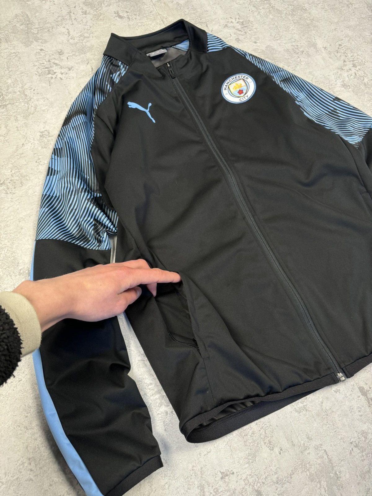 Puma Puma Manchester City Training Jacket Full Zip Black Size M Size US M / EU 48-50 / 2 - 4 Thumbnail