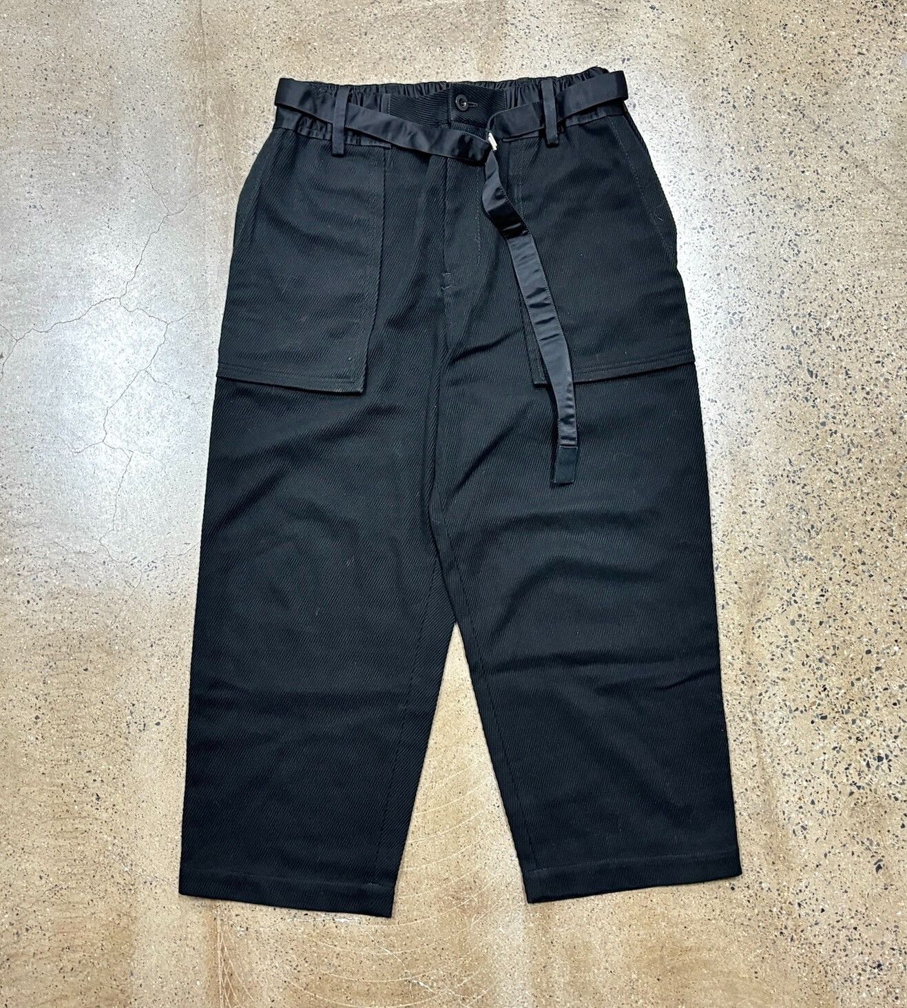 Sacai Sacai Cotton Oxford Cargo Pants Size US 26 / EU 42 - 1 Thumbnail