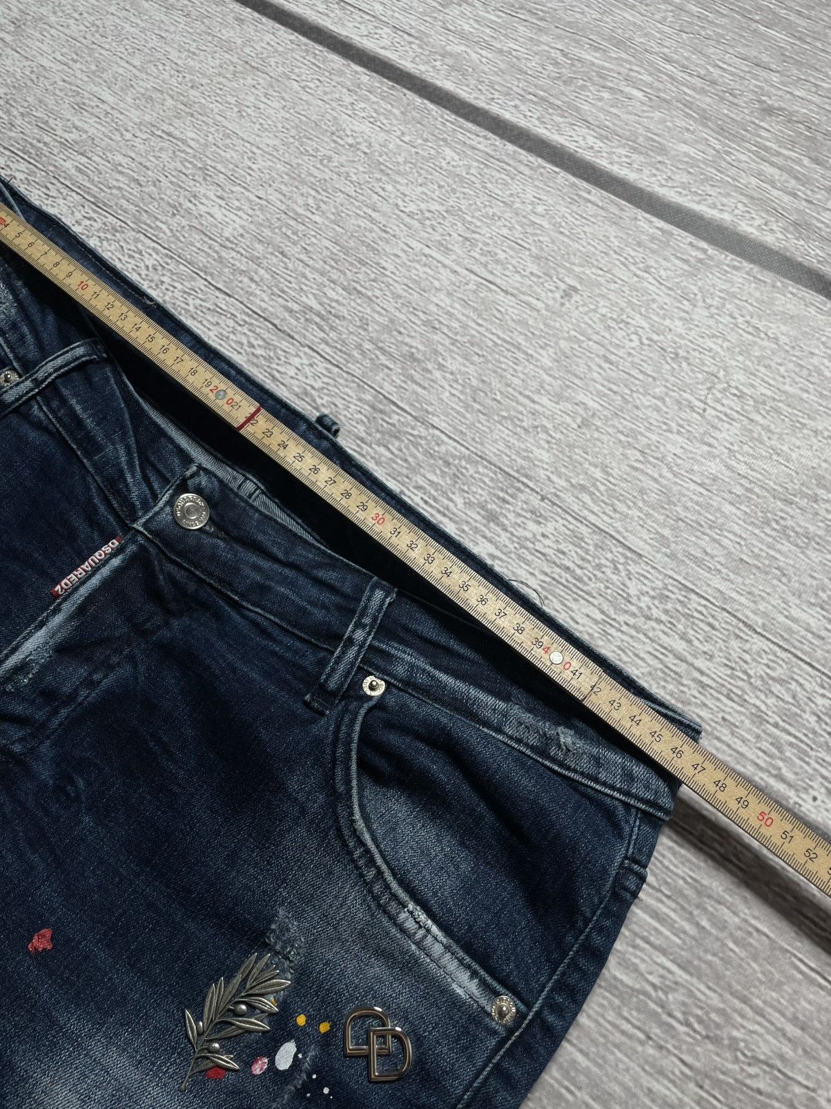 Dsquared2 Dsquared2 Distressed Slim Jeans Size US 36 / EU 52 - 12 Thumbnail