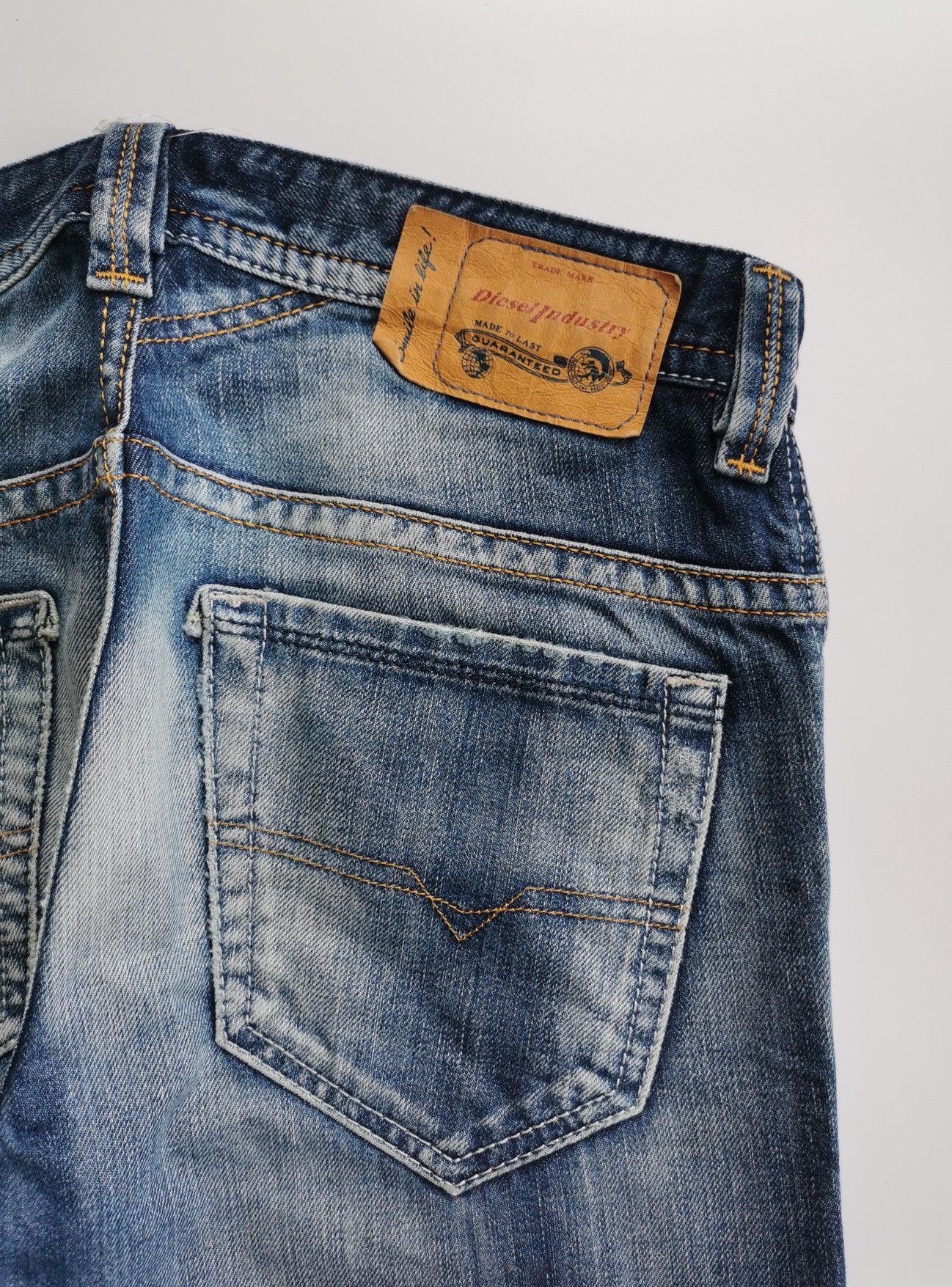 Diesel Diesel Thavar Distressed Denim Jeans Size US 31 - 5 Thumbnail
