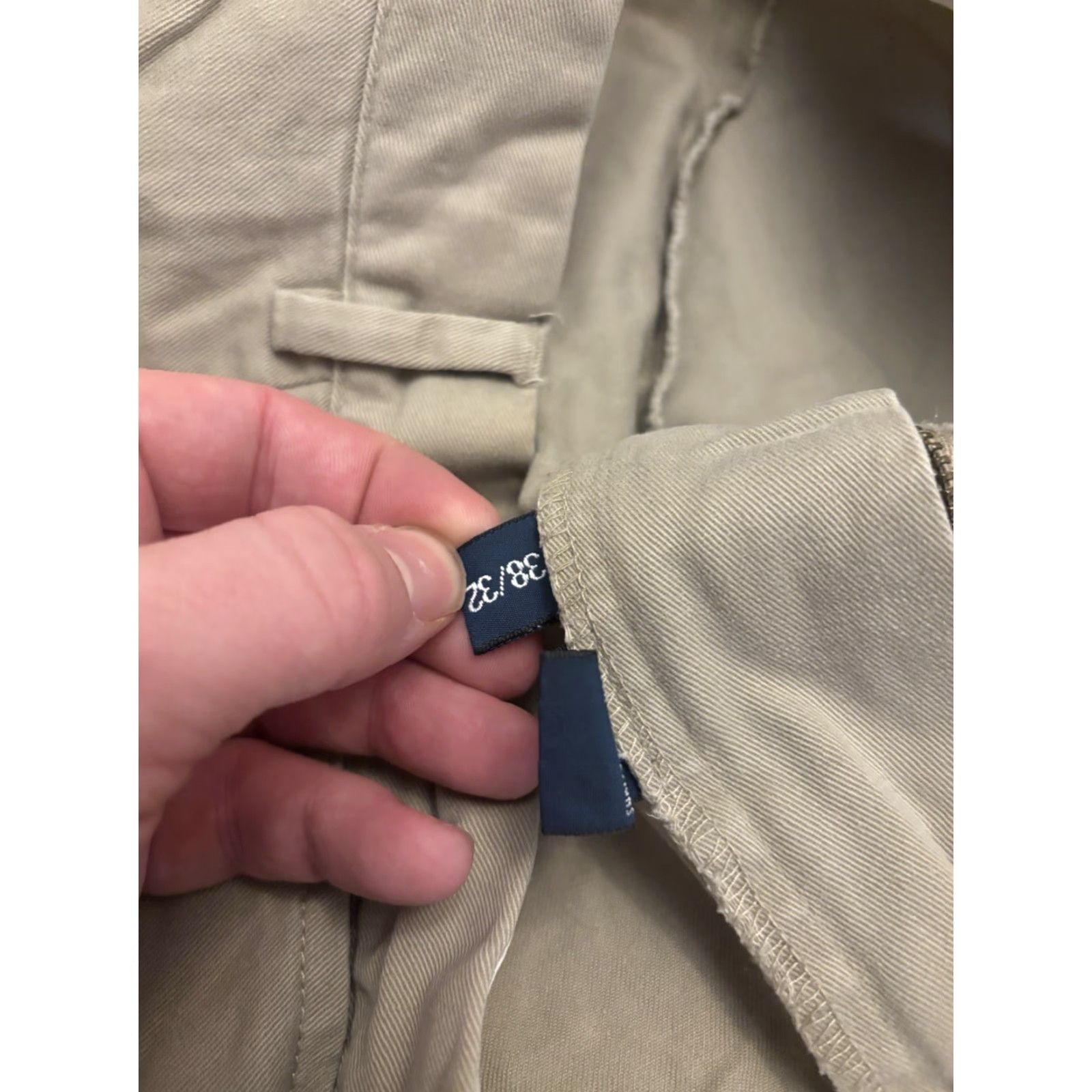 Polo Ralph Lauren VINTAGE Polo Ralph Lauren Pants Khakis 38x32 Men Flat Front Classic Fit Beige Cotton 38 Regular Men Pants Size US M / EU 48-50 / 2 - 2 Thumbnail