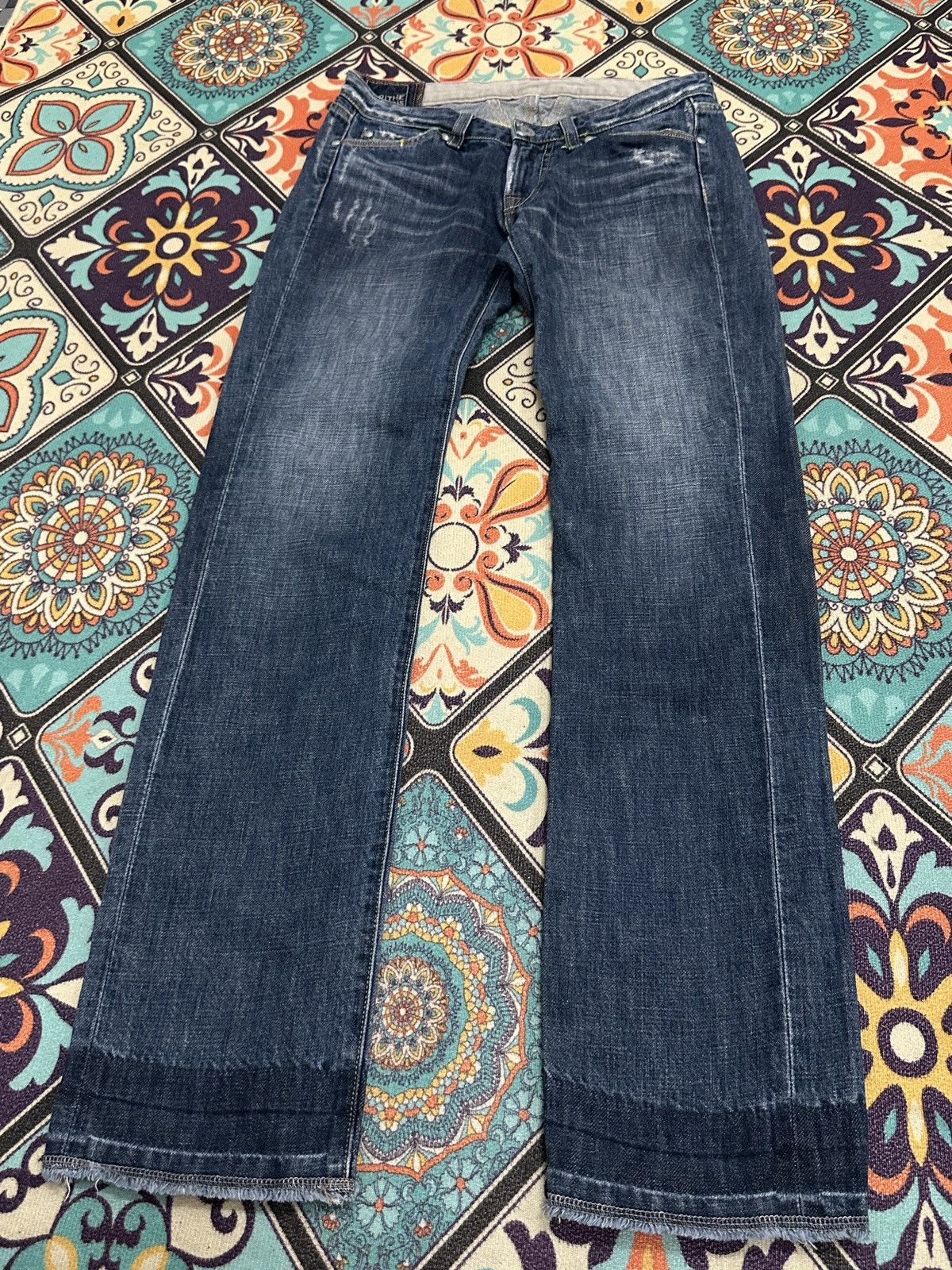 Marithe + Francois Girbaud 2000 Marithe + Francois Girbaud Wash Denim Jeans Size US 28 / EU 44 - 4 Thumbnail