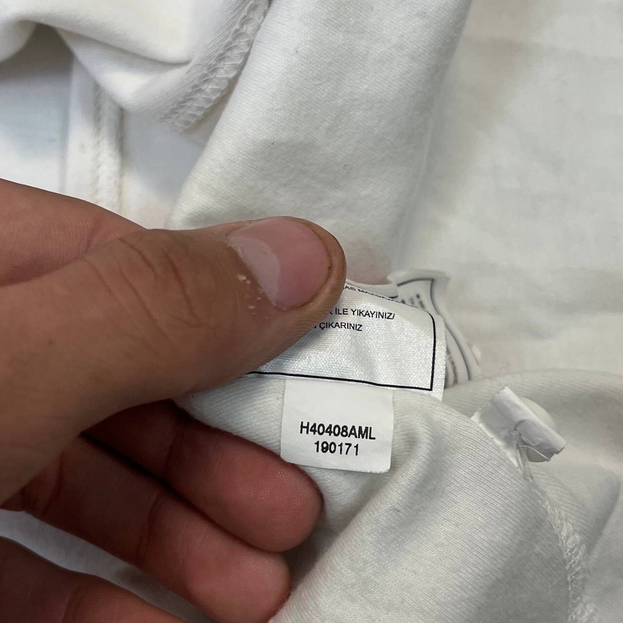 Nike Vintage 90s White Nike Mini Swoosh Heavy Cotton T-Shirt Men Size US XL / EU 56 / 4 - 2 Thumbnail