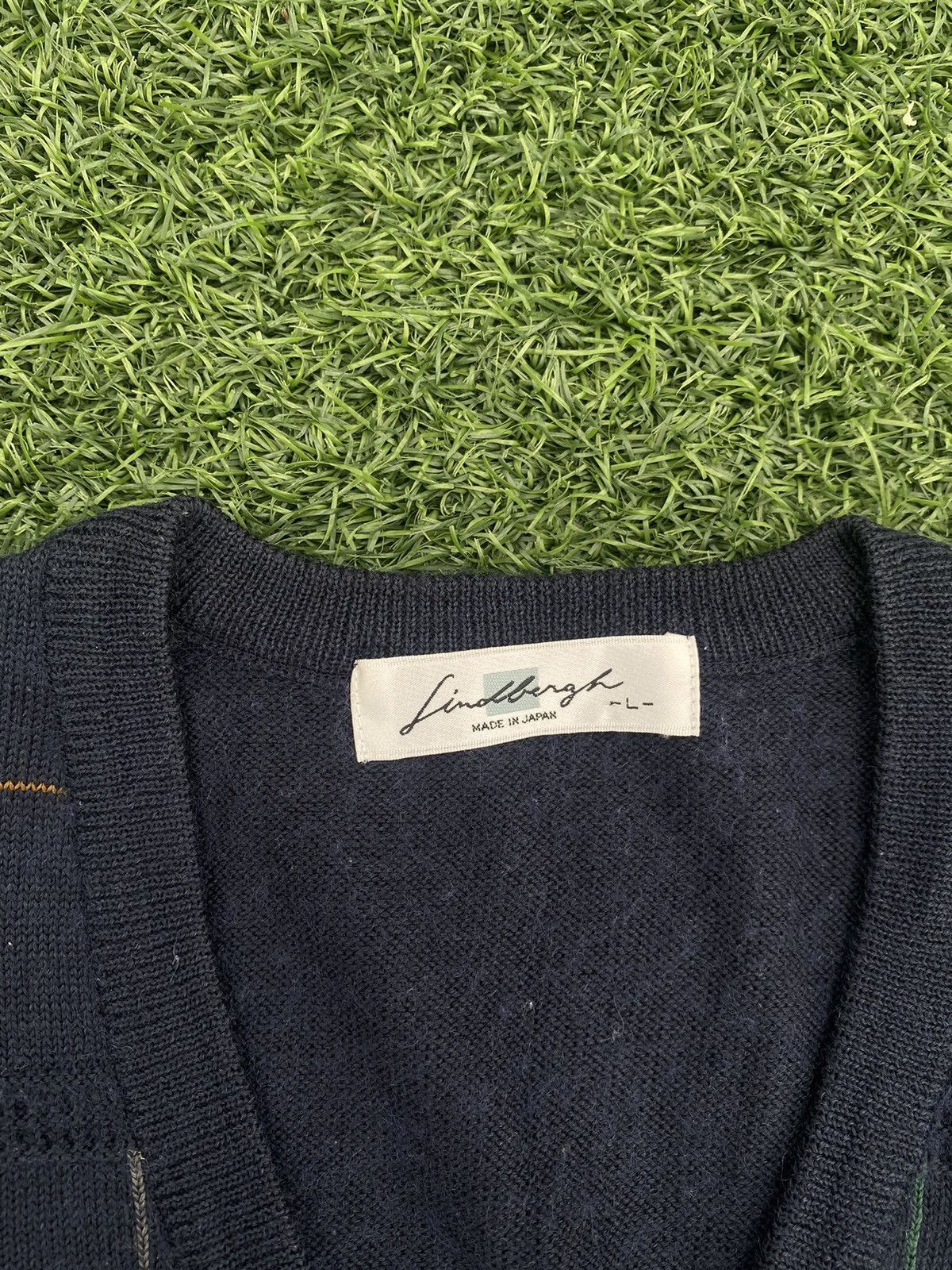 Japanese Brand × Lindbergh LINDBERGH KNITTED VEST Size US M / EU 48-50 / 2 - 3 Thumbnail