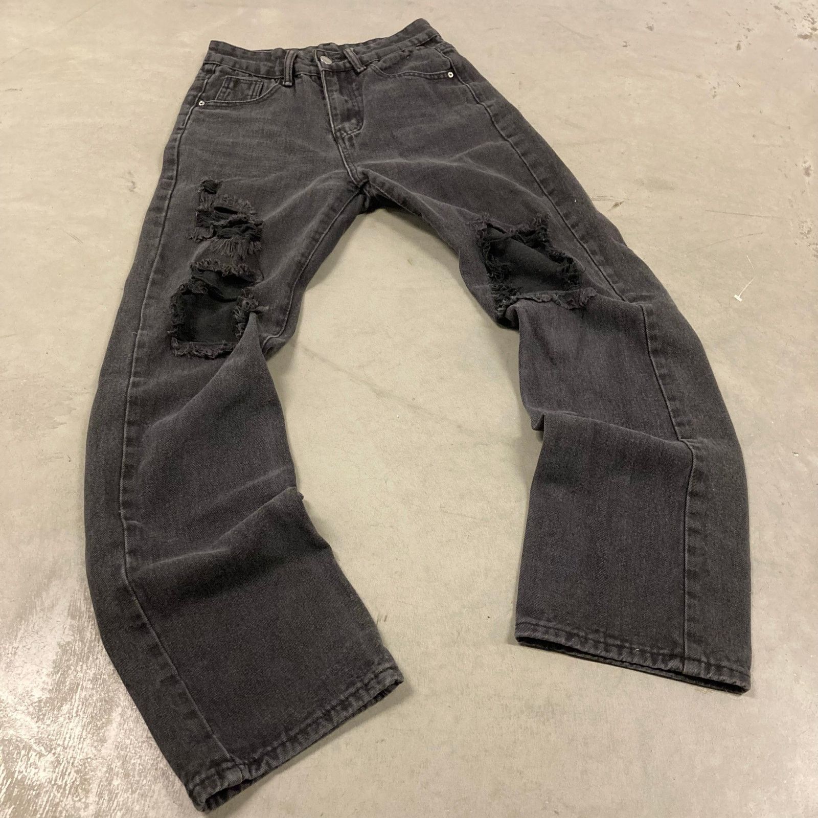 Vintage Baggy Y2K ripped Jeans 26x30 Size US 26 / EU 42 - 1 Thumbnail