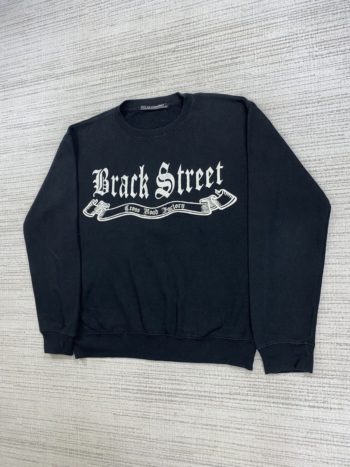 Vintage Chrome Hearts Style Brack Street Cross Logo Sweatshirt Size US M / EU 48-50 / 2 - 4 Thumbnail