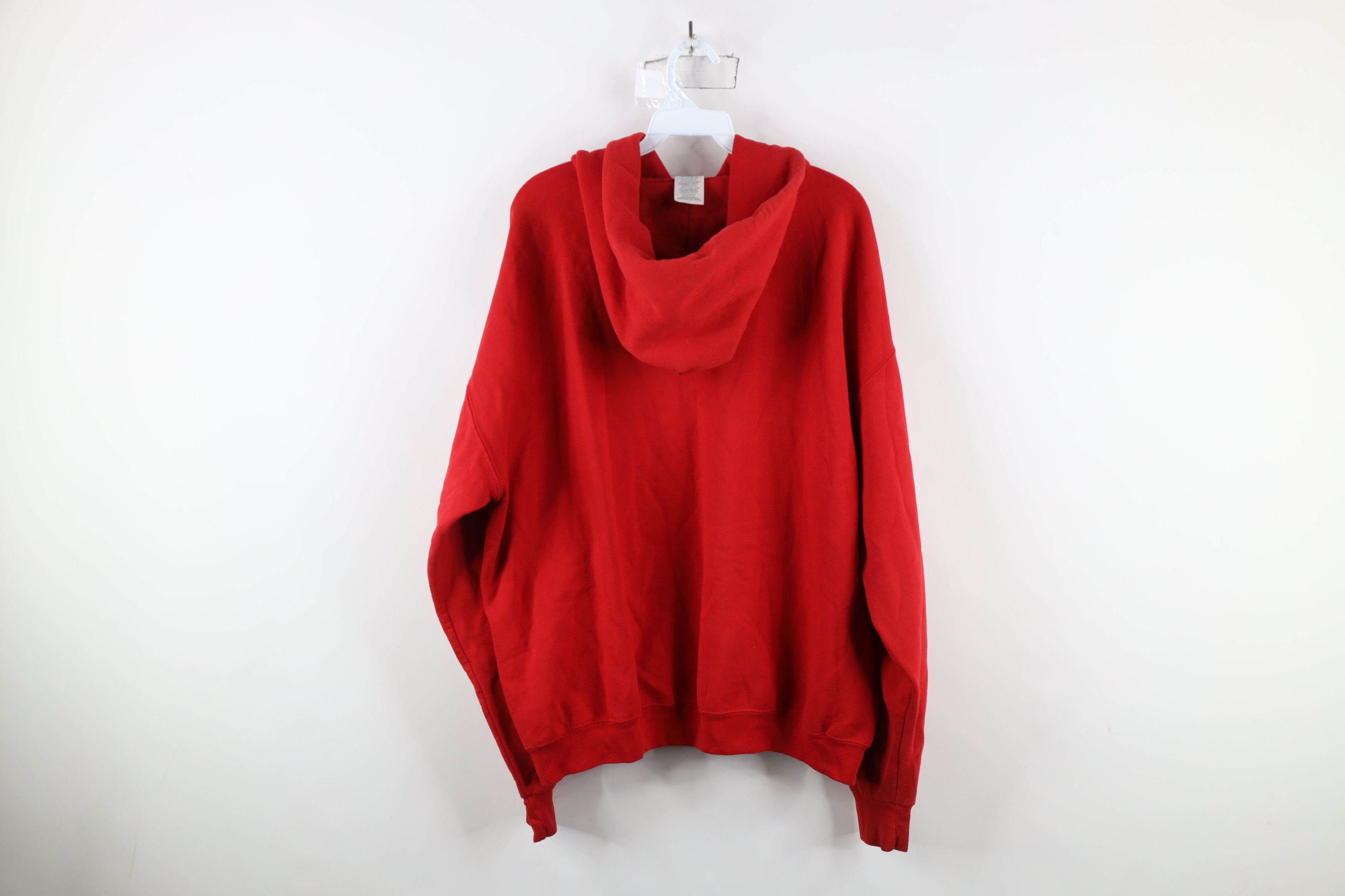 Vintage Vintage Spell Out North Carolina State University Hoodie Red Size US XL / EU 56 / 4 - 11 Thumbnail