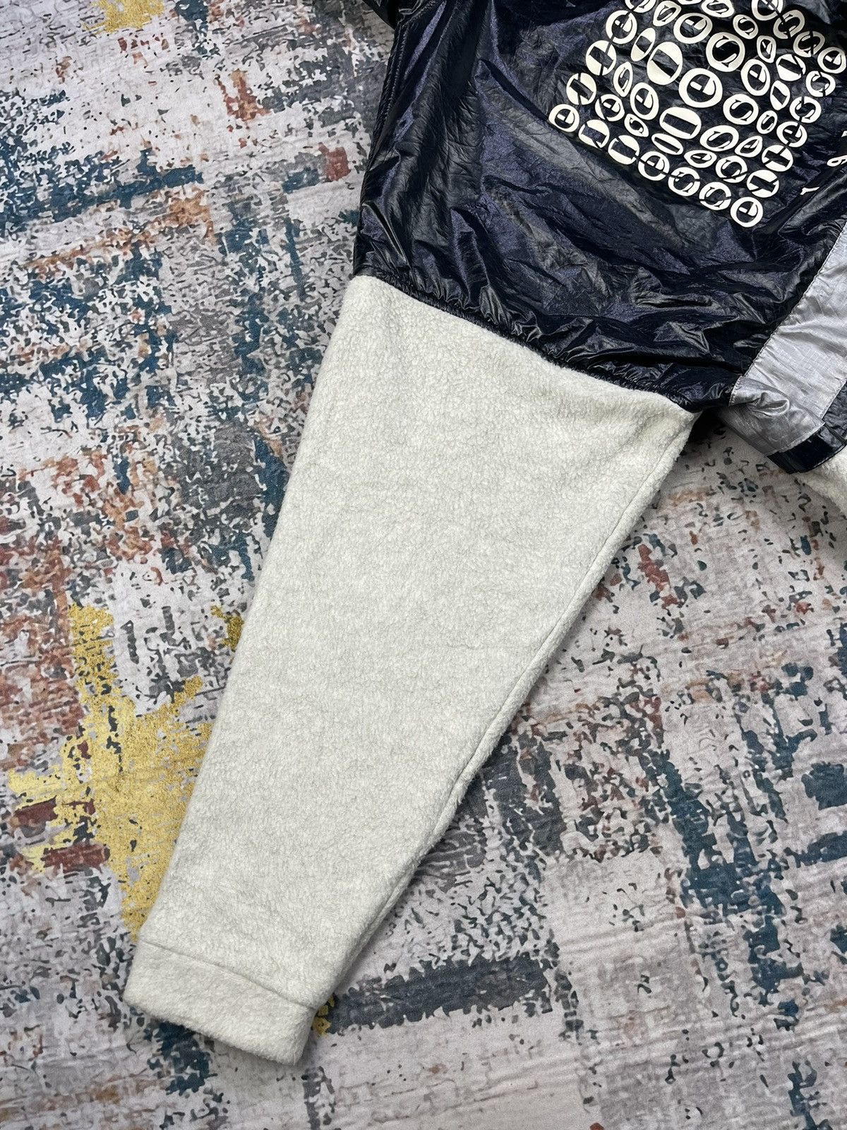 Ellesse Vintage Ellesse Reflective Hybrid Fleece Back Spell Out Size US L / EU 52-54 / 3 - 4 Thumbnail