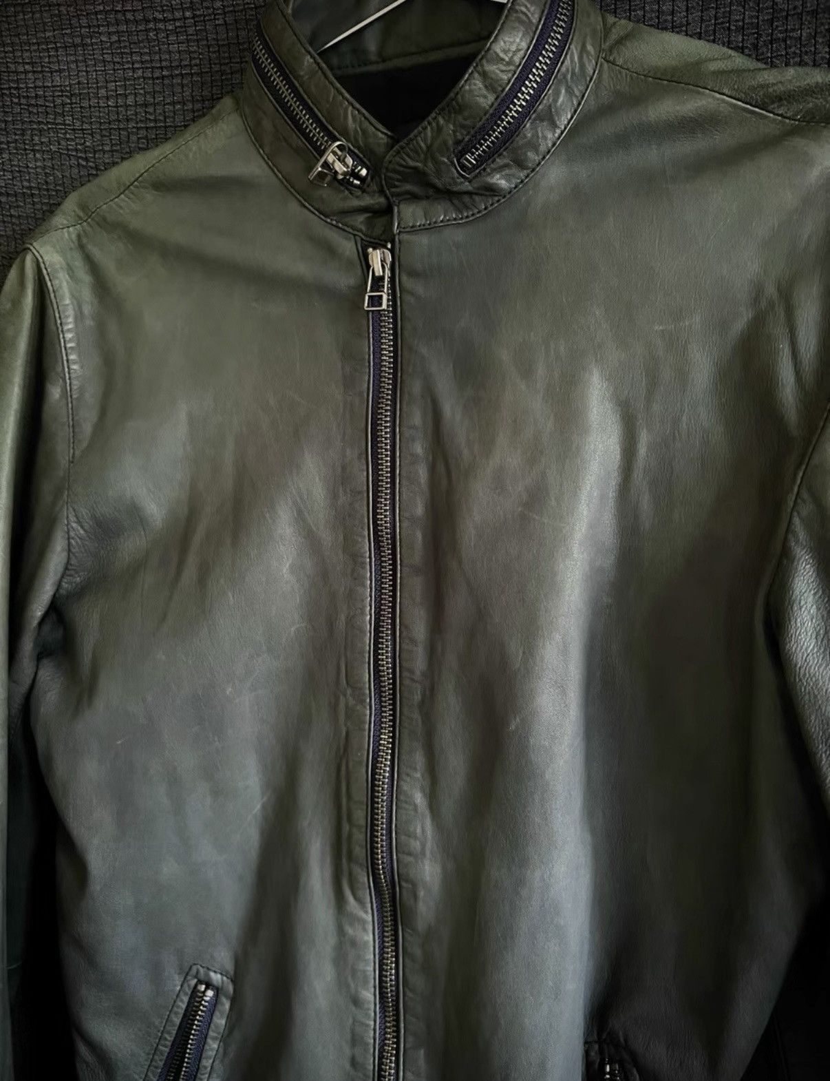 Japanese Brand CATHY JANE Avant-Garde Leather Jacket - Darkwear Style Size US S / EU 44-46 / 1 - 2 Thumbnail