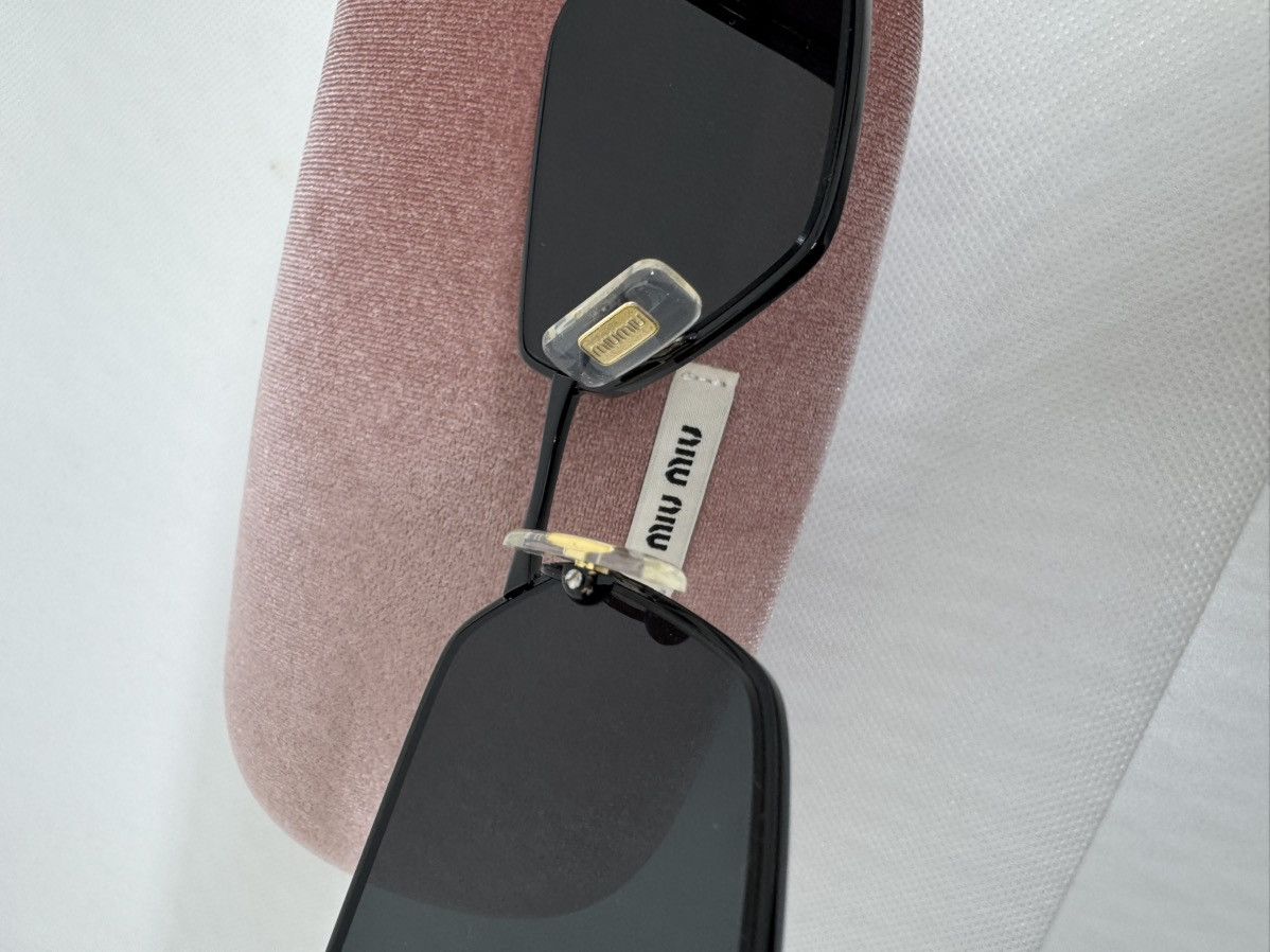 Miu Miu NEW Miu Miu sunglasses MIU MIU 53WS 1AB5S0 DARK GREY Size ONE SIZE - 7 Thumbnail
