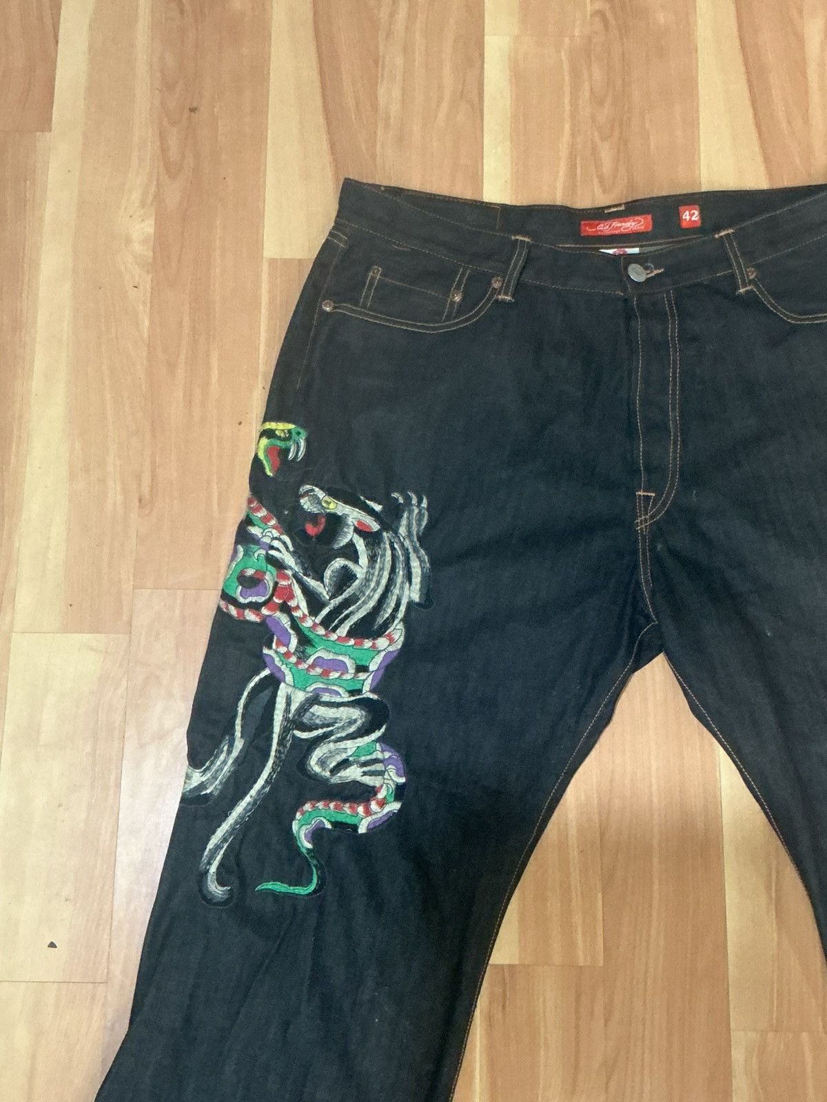 Ed Hardy VINTAGE Y2K ED HARDY 42 X 34 100% COTTON Size US 42 / EU 58 - 2 Thumbnail