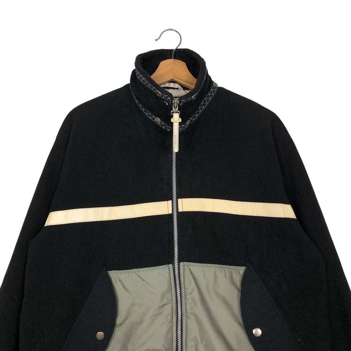 Hysteric Glamour 🔥VINTAGE BOMBER JACKET BESCHWA STRIPED DESIGN Size US L / EU 52-54 / 3 - 5 Thumbnail