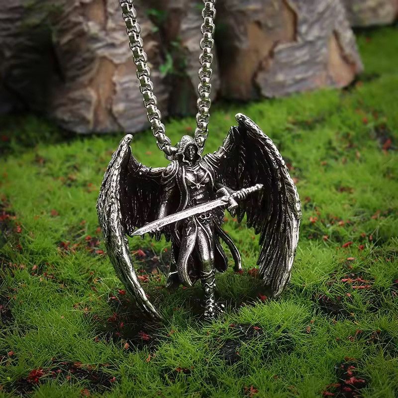Vintage Warrior Wings Necklace Size ONE SIZE - 4 Thumbnail