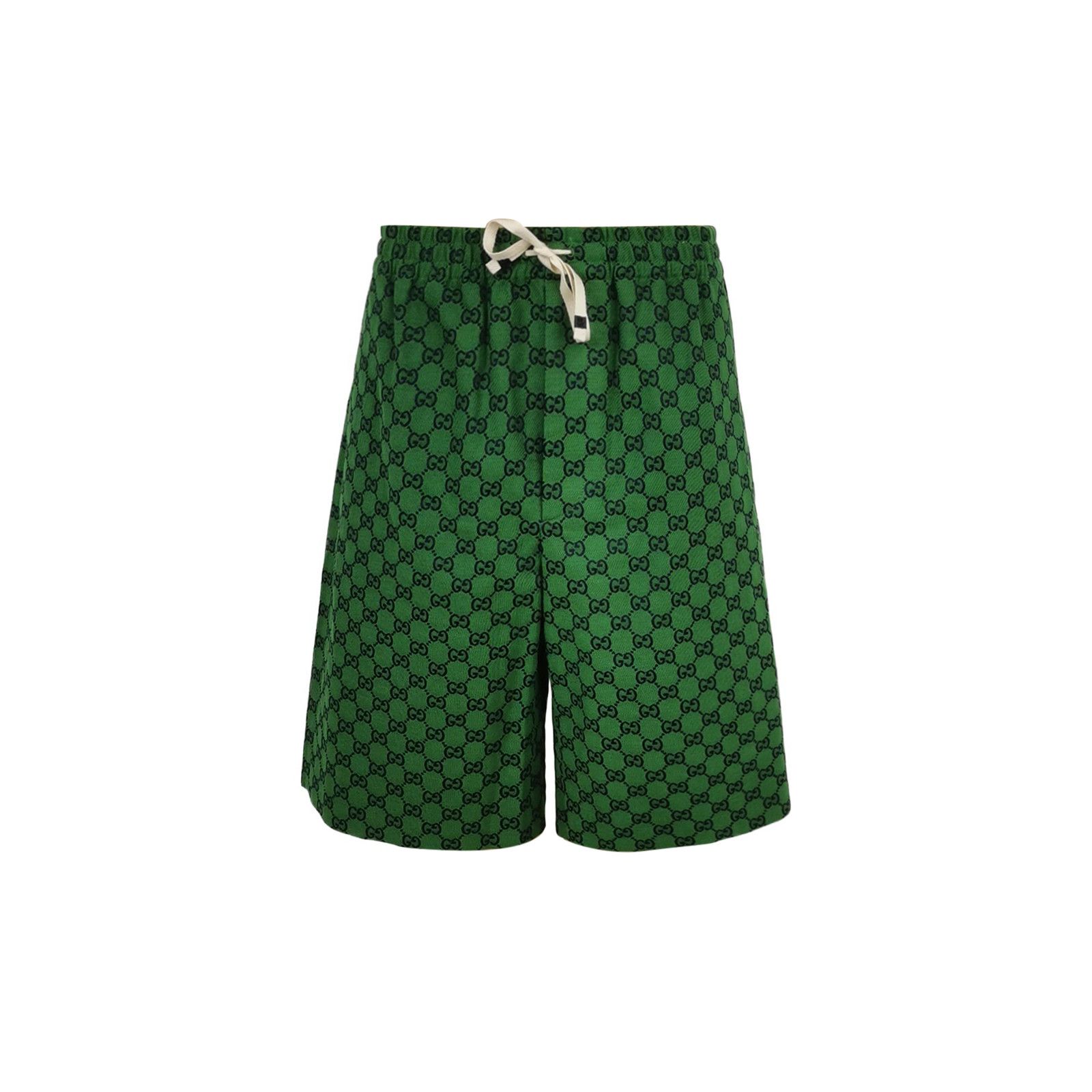 Gucci Gucci Green GG Monogram Shorts Size 48 Size US 32 / EU 48 - 1 Thumbnail