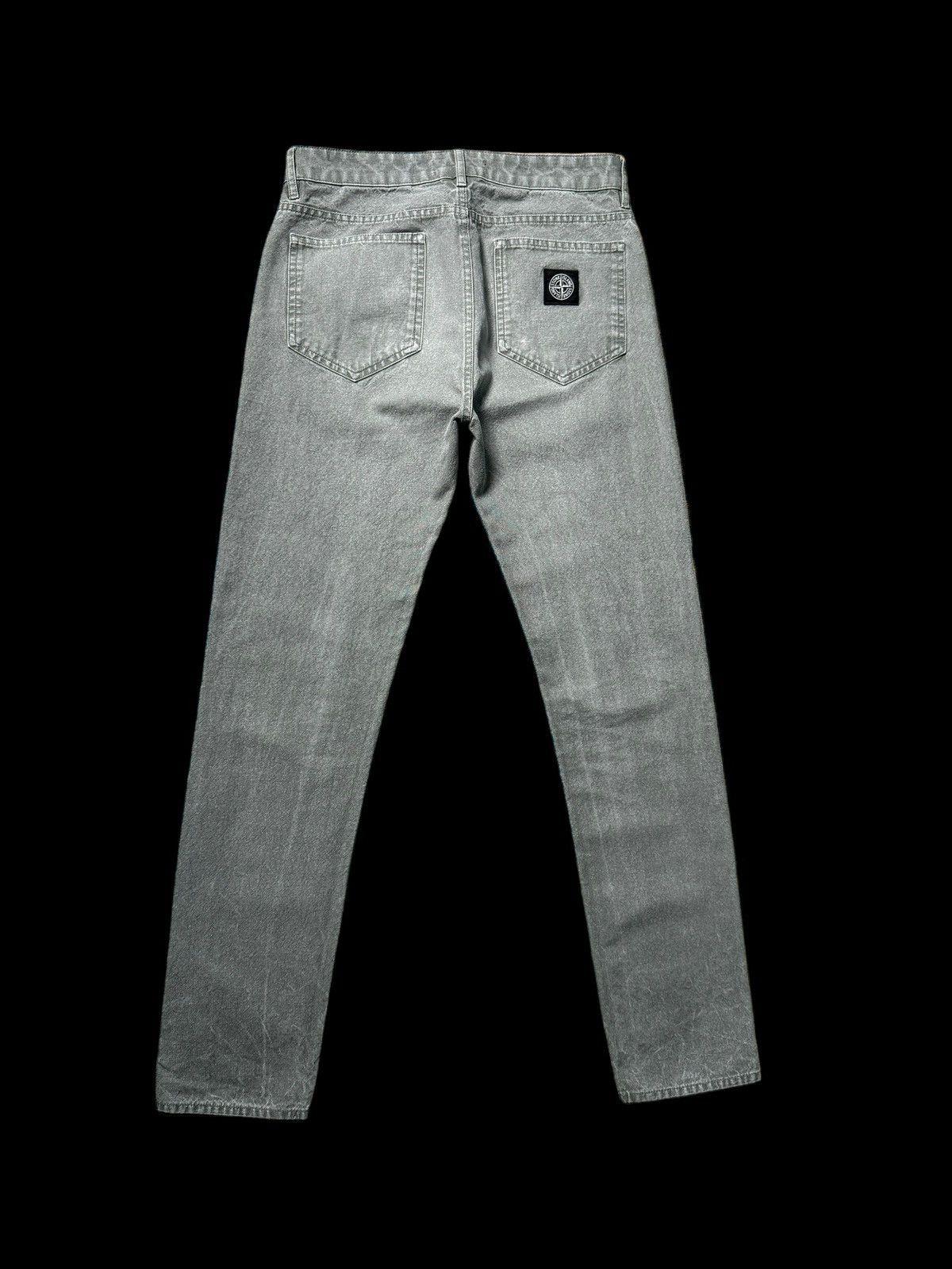 image of Stone Island Patch Program Jeans (28) in Light Green, Men's