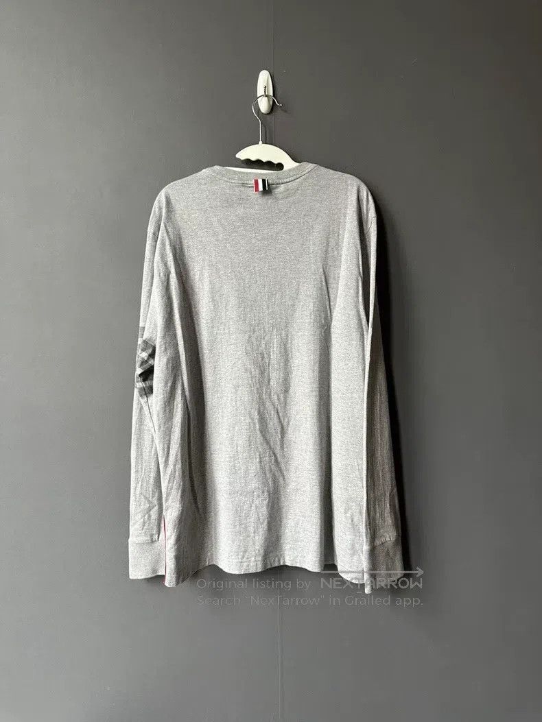 Thom Browne Thom Browne Gray Sleeve Logo Long Sleeve Size US S / EU 44-46 / 1 - 2 Thumbnail