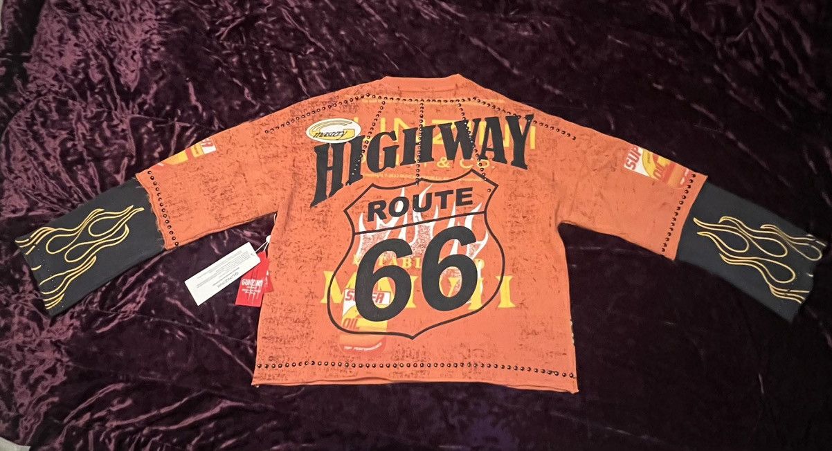 Other Gunzinii Crewneck - Speed 92 Long Sleeve - Orange Size US XS / EU 42 / 0 - 4 Thumbnail