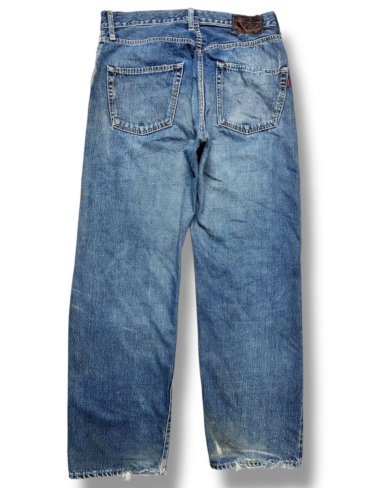 Spellbound Spellbound x Domingo Selvedge Distressed Denim Faded Jeans Size US 32 / EU 48 - 3 Thumbnail
