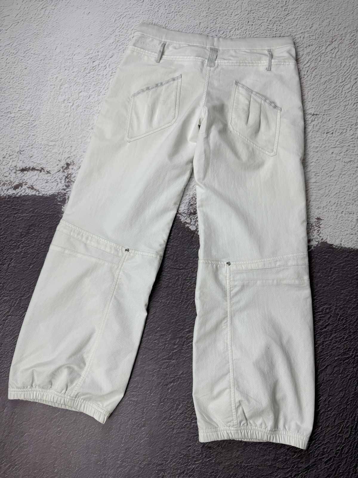 Nike Nike Vintage Y2K white wide flared track pants hype swoosh Size 30" / US 8 / IT 44 - 2 Thumbnail