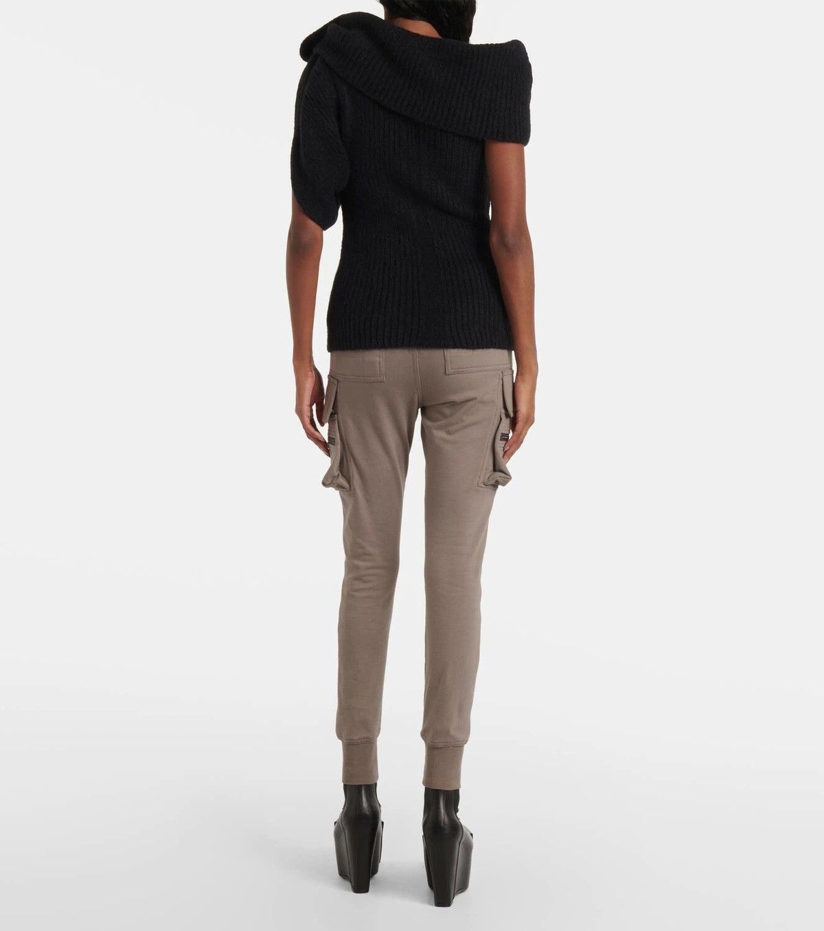 Rick Owens o1y0126 Sleeveless Sweater in Black Size S / US 4 / IT 40 - 5 Thumbnail