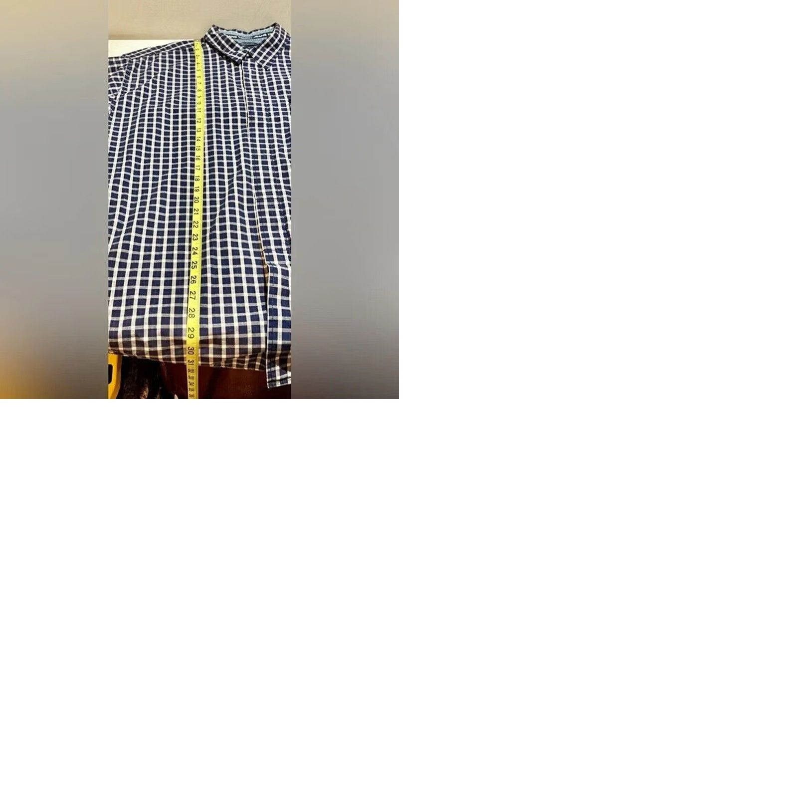 Tommy Hilfiger VINTAGE Tommy Jeans Shirt XXL Button-Up Check 90s Preppy Blue White Red Cotton Men's Size US XXL / EU 58 / 5 - 9 Thumbnail
