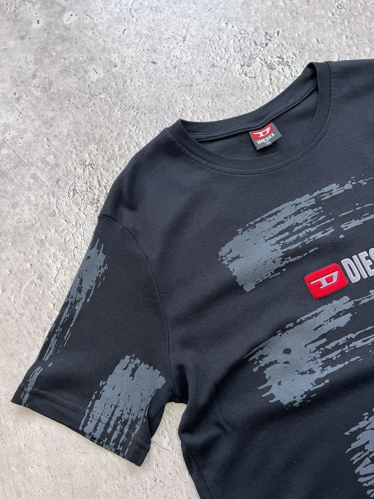 Designer × Diesel VINTAGE DISTRESSED PAINT LOGO DIESEL T-shirt longsleeve Size US M / EU 48-50 / 2 - 4 Thumbnail