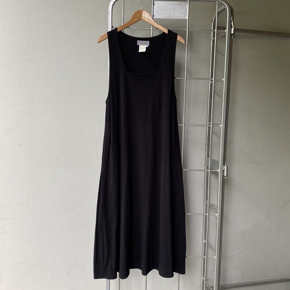 Yohji Yamamoto Yohji yamamoto Black Sleeveless Maxi Dress Size M / US 6-8 / IT 42-44 - 1 Thumbnail