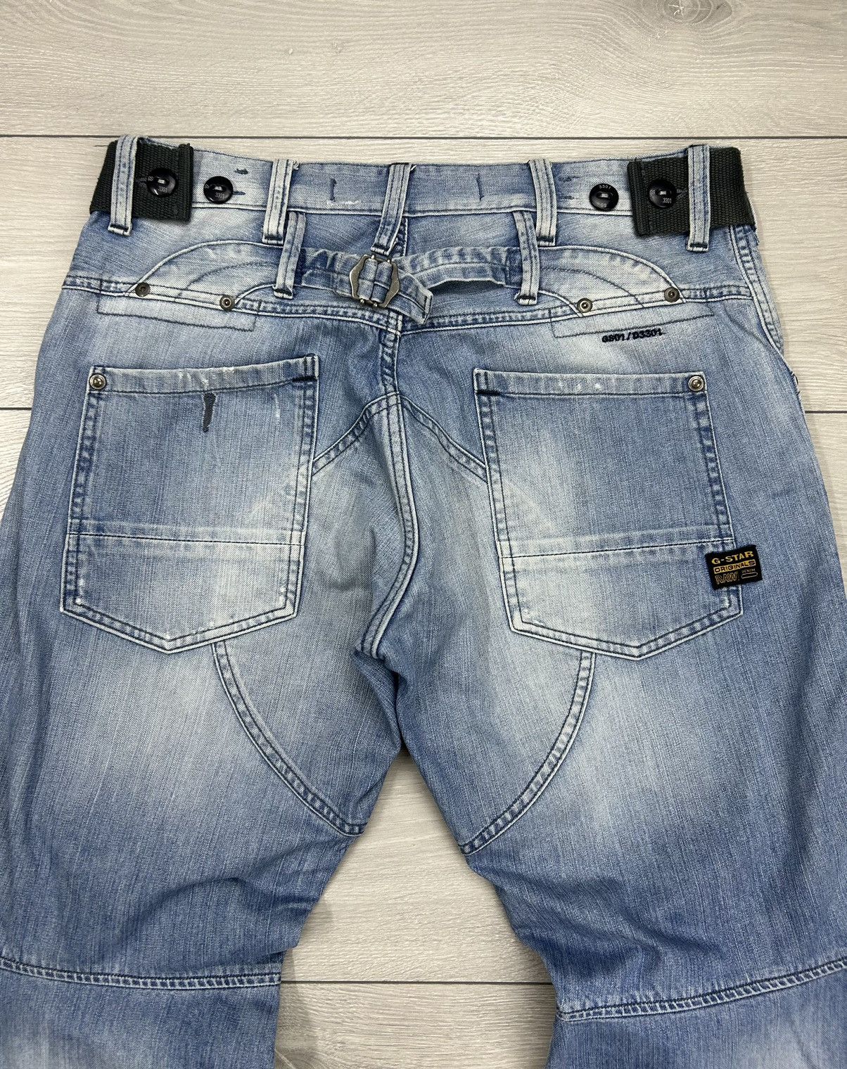 G-Star × Vintage G Star Raw Vintage Baggy Denim Jeans Size 34 Size US 34 / EU 50 - 9 Thumbnail