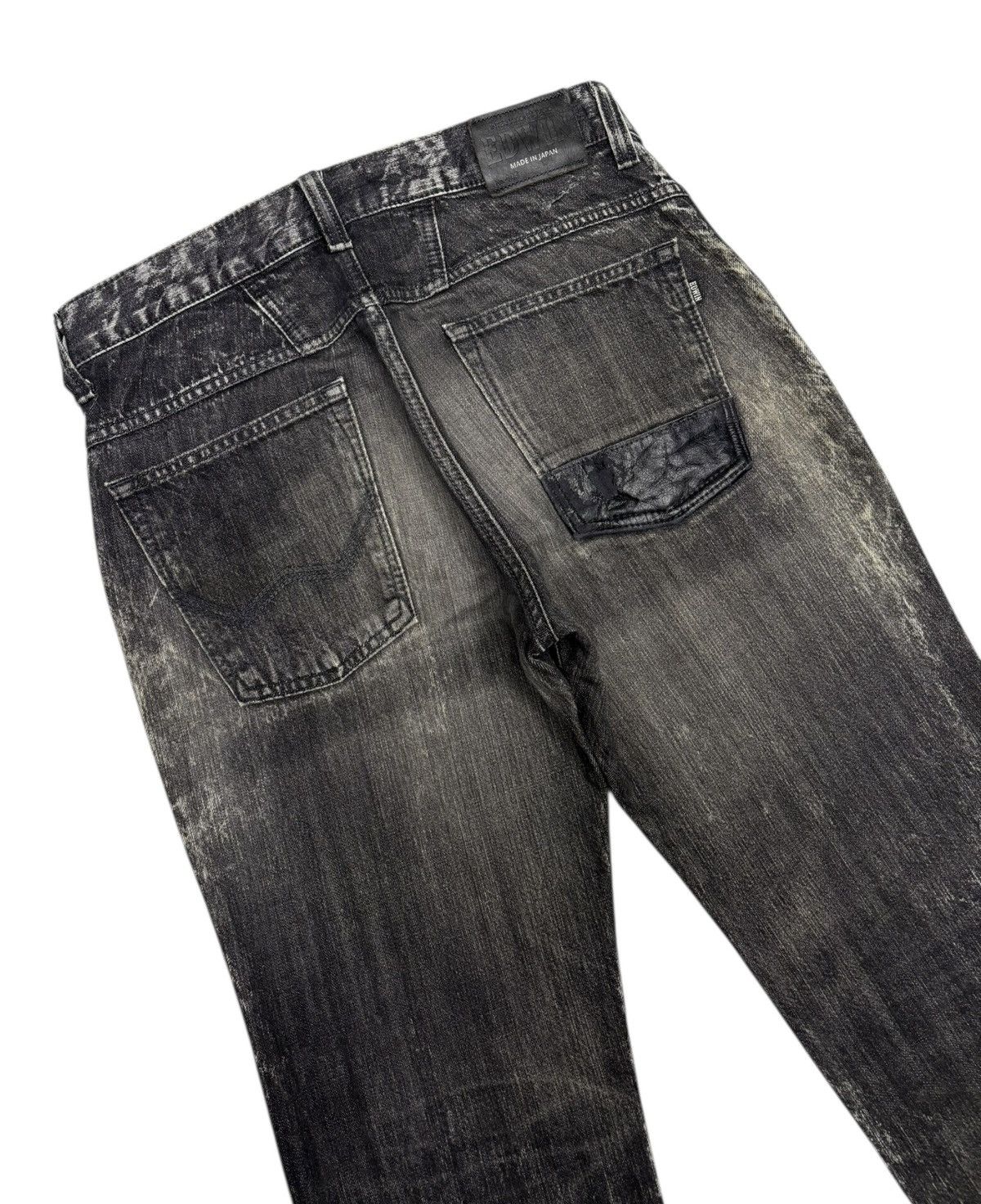 Kapital 🔥EDWIN 403 SMOKE BLACK MADE IN JAPAN DISTRESSED DENIM JEANS Size US 32 / EU 48 - 9 Thumbnail