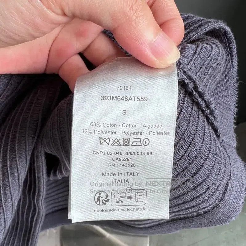 Other Dior Blue Cotton Men's Pullover Sweater . Size US S / EU 44-46 / 1 - 6 Thumbnail