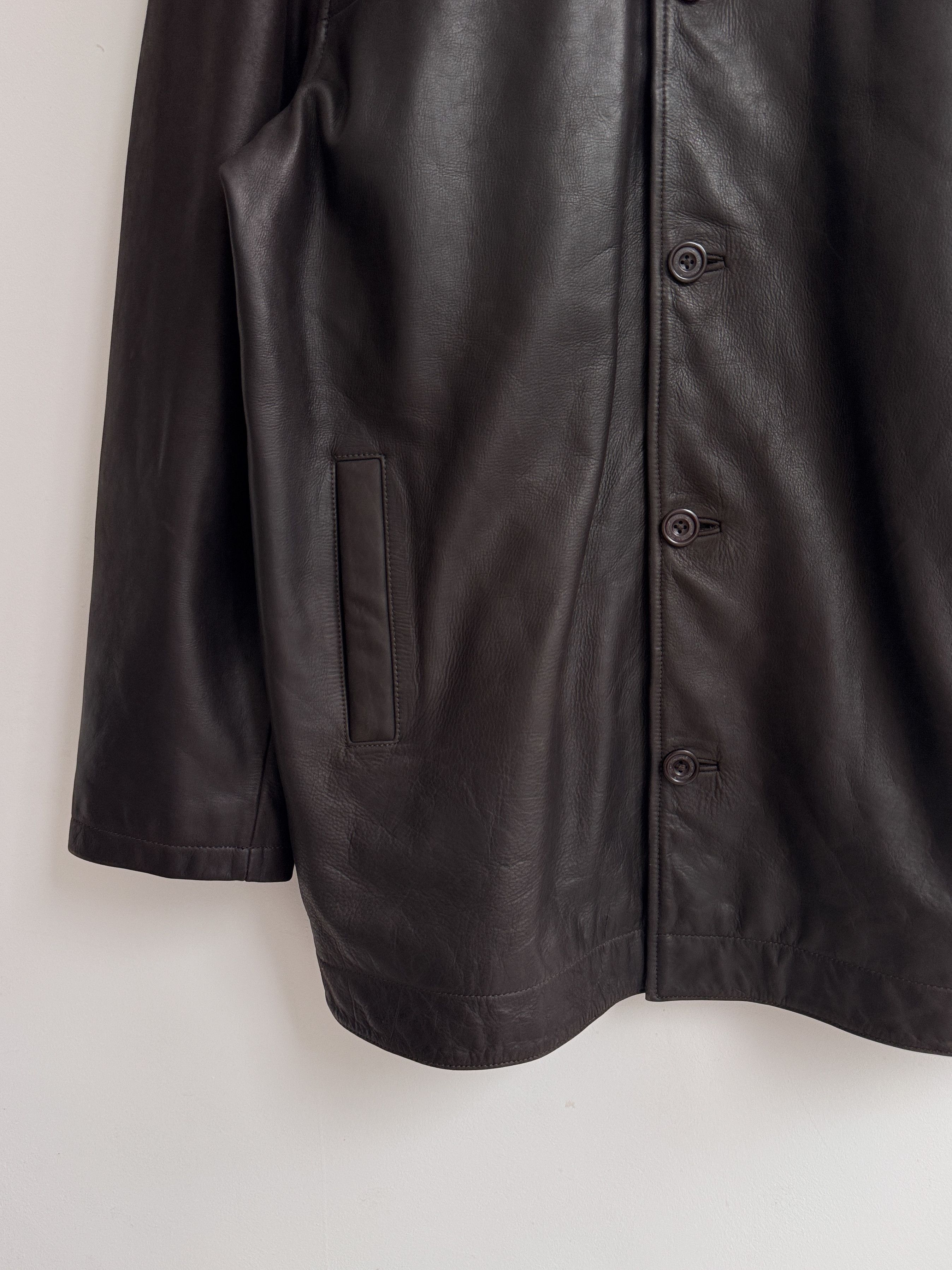 Ben Sherman Ben Sherman Brown Leather Jacket Size US XXL / EU 58 / 5 - 5 Thumbnail