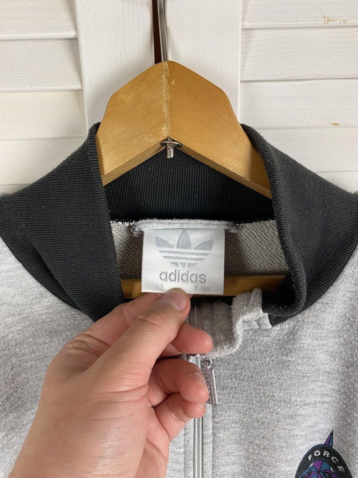 Adidas Vintage 90s Adidas Champ Force Control Zip Jacket Trefoil Size US XL / EU 56 / 4 - 8 Thumbnail