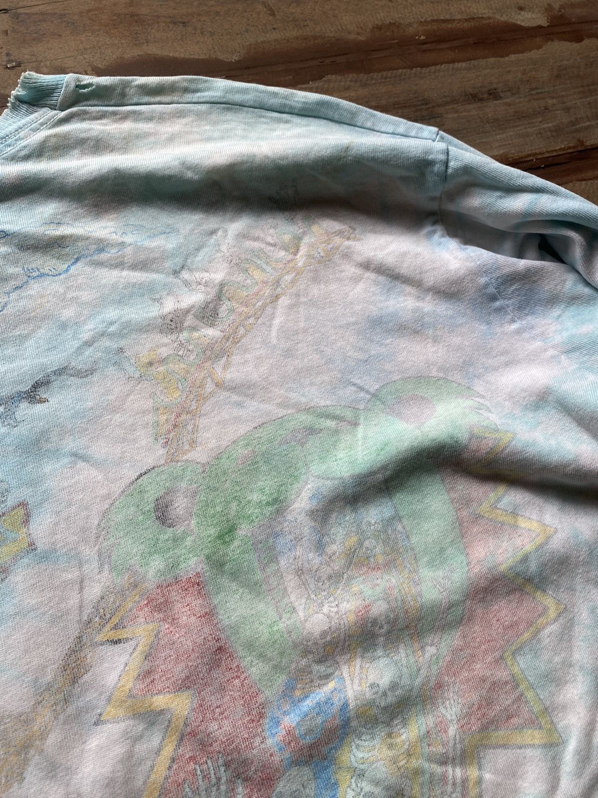 Grateful Dead × Vintage 1993 Grateful Dead Amusement Park Tie Dye Shirt Size US XL / EU 56 / 4 - 8 Thumbnail