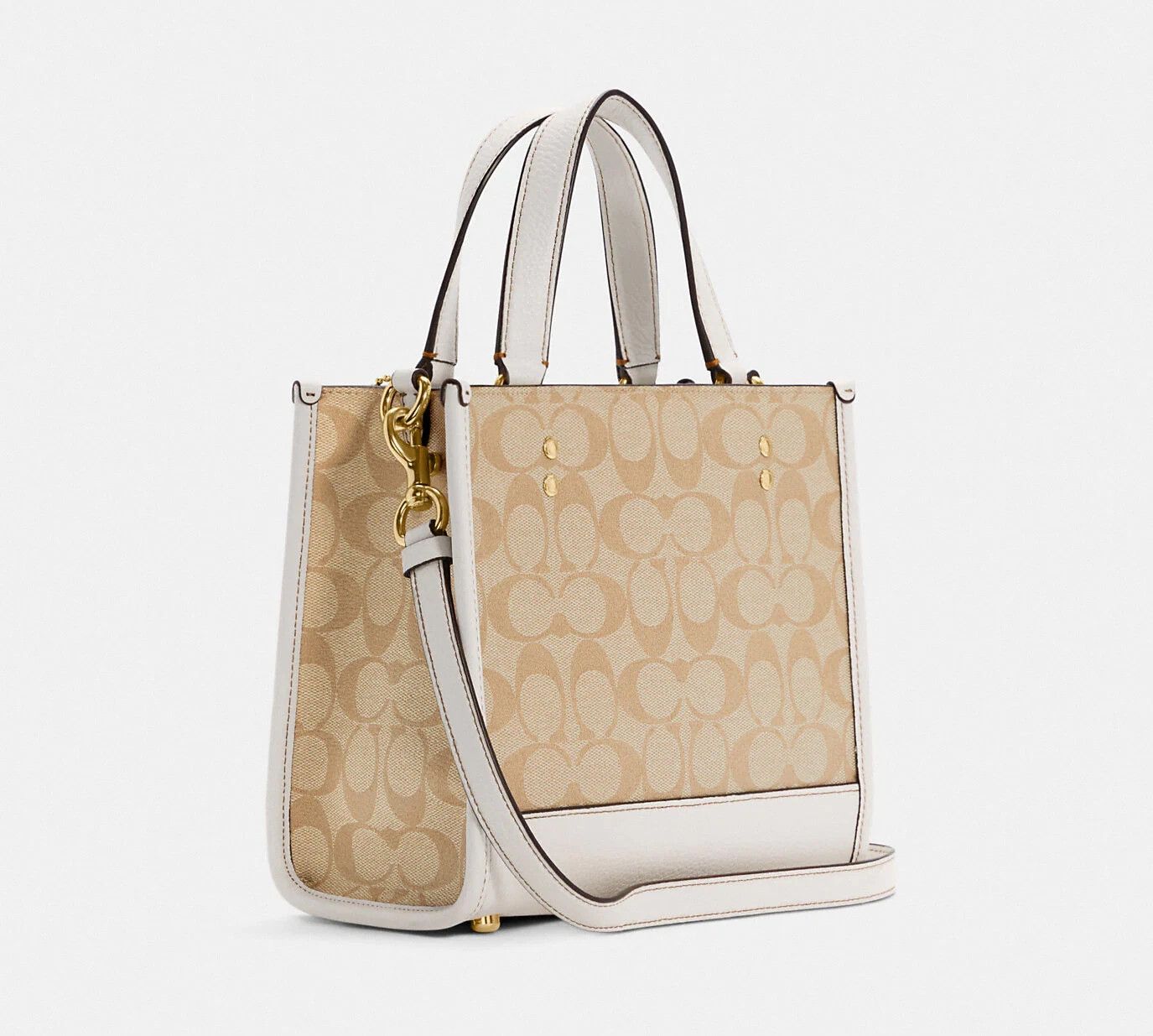 Coach Dempsey Tote Bag 22 In Signature Canvas With Tiger C7001 Size ONE SIZE - 9 Thumbnail