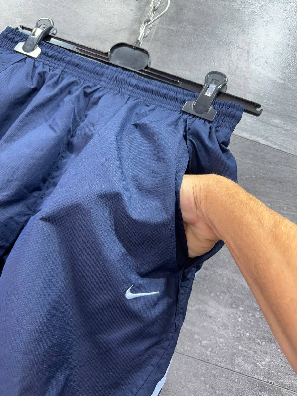 Vintage Nike Vintage Shorts Rare Big Logo Y2K Drill Swoosh Size US 30 / EU 46 - 8 Thumbnail