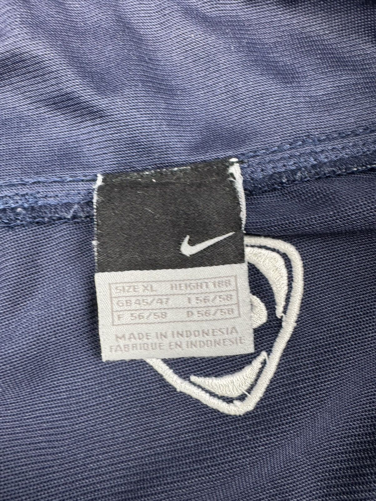 Other Vintage 00s Nike pinstripe full zip track jacket boxy baggy Size US XL / EU 56 / 4 - 9 Thumbnail