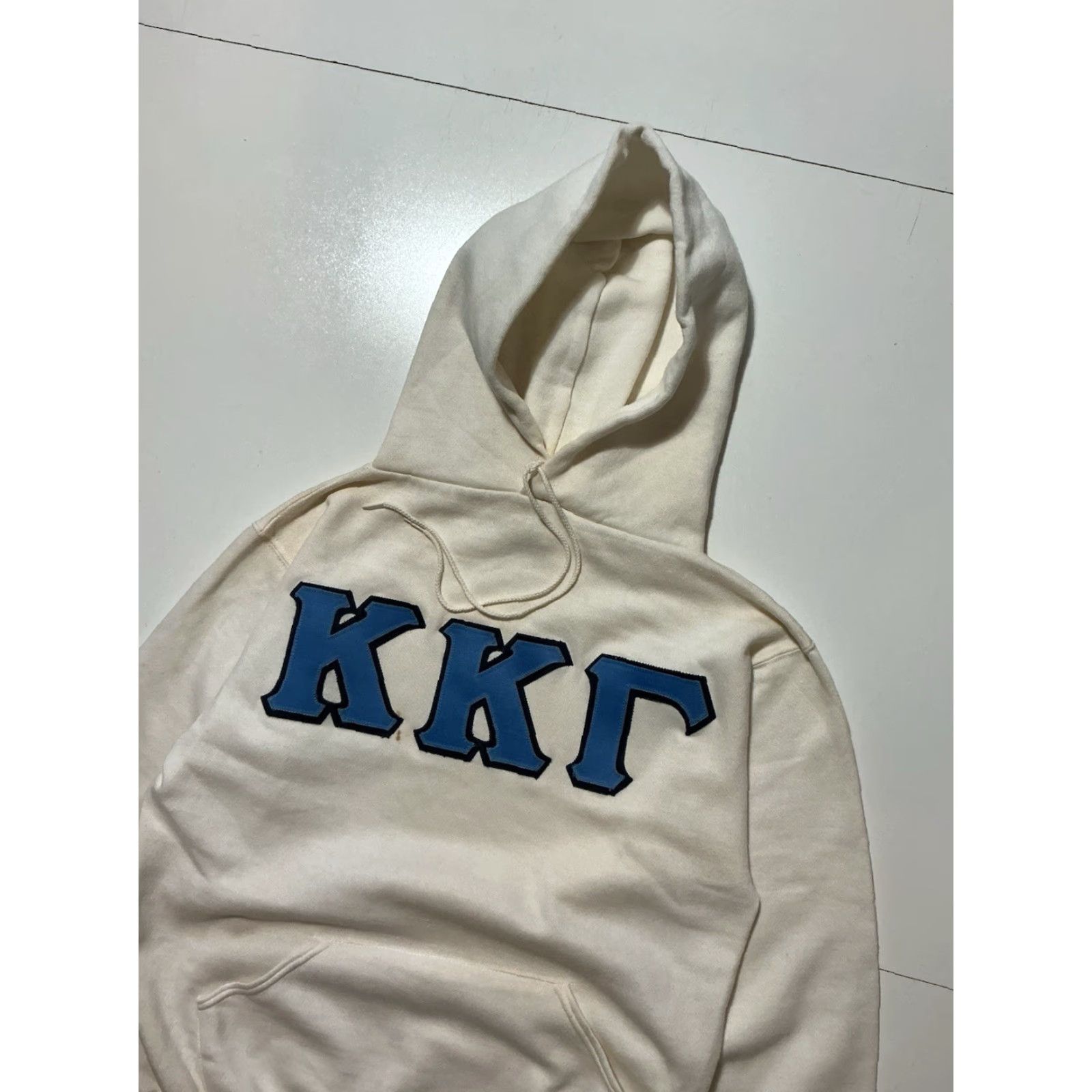 Russell Athletic VINTAGE Russell Athletic Kappa Kappa Gamma Fraternity Pullover Hoodie Shirt S White 80s 70s Mens Boys Pullover Hoodie Size US S / EU 44-46 / 1 - 3 Thumbnail