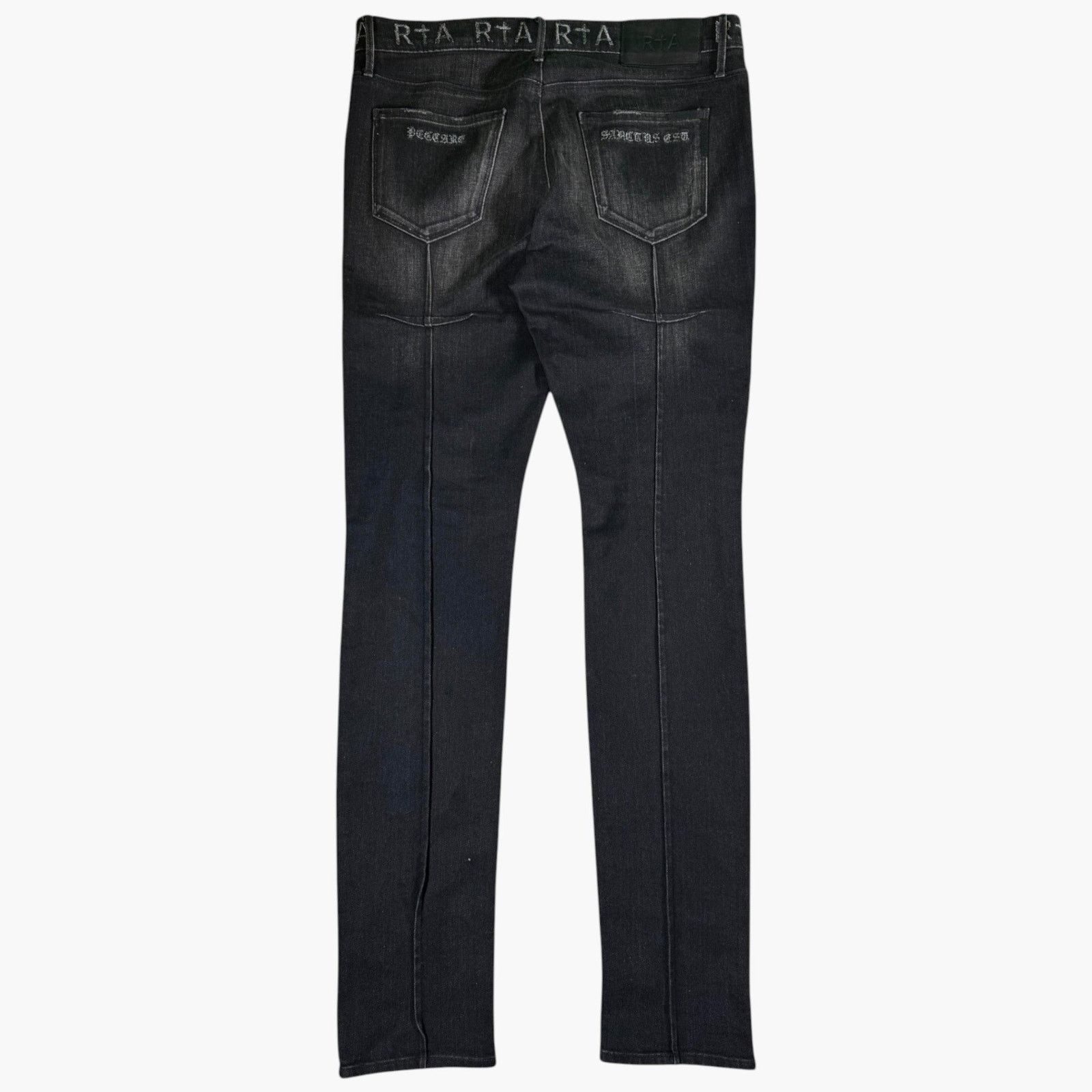 Purple Brand Purple Brand Plain Black Jeans Size US 38 / EU 54 - 2 Thumbnail
