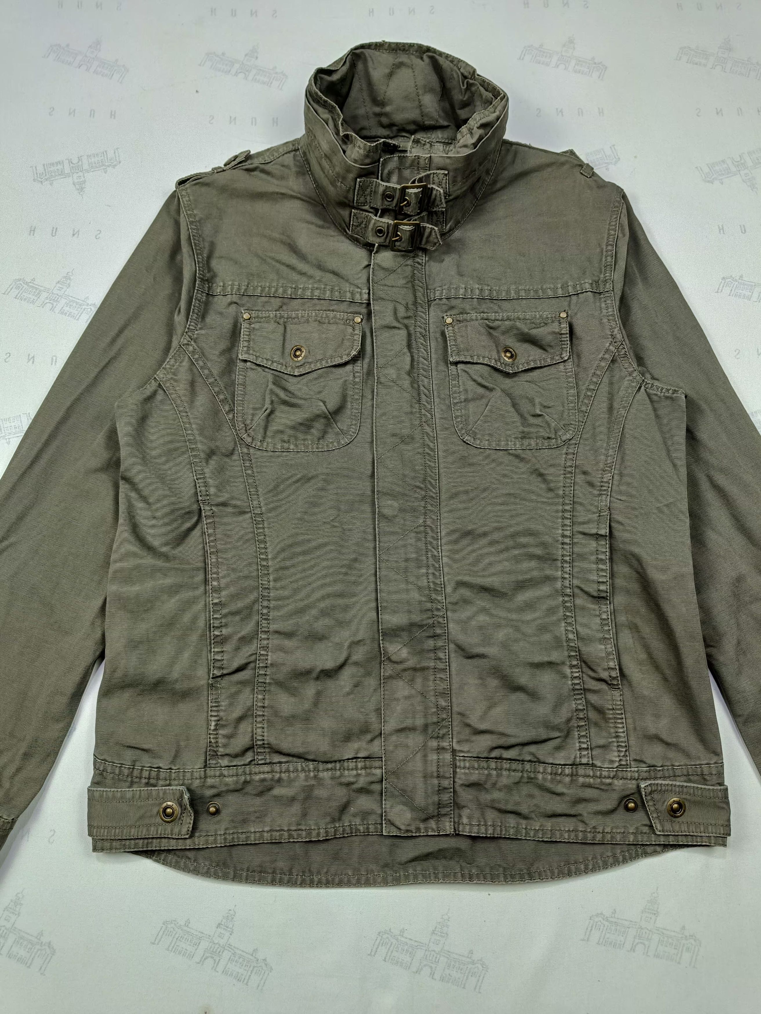 Japanese Brand ENTRY Military Utility Jacket Size US L / EU 52-54 / 3 - 3 Thumbnail