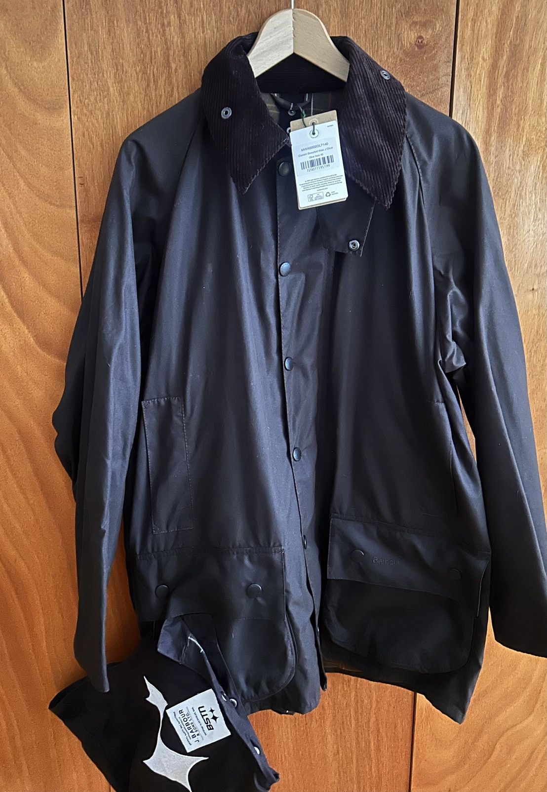 Barbour Barbour Classic Beaufort Sylkoil Olive + BSTN Berlin Hood Size US M / EU 48-50 / 2 - 1 Thumbnail