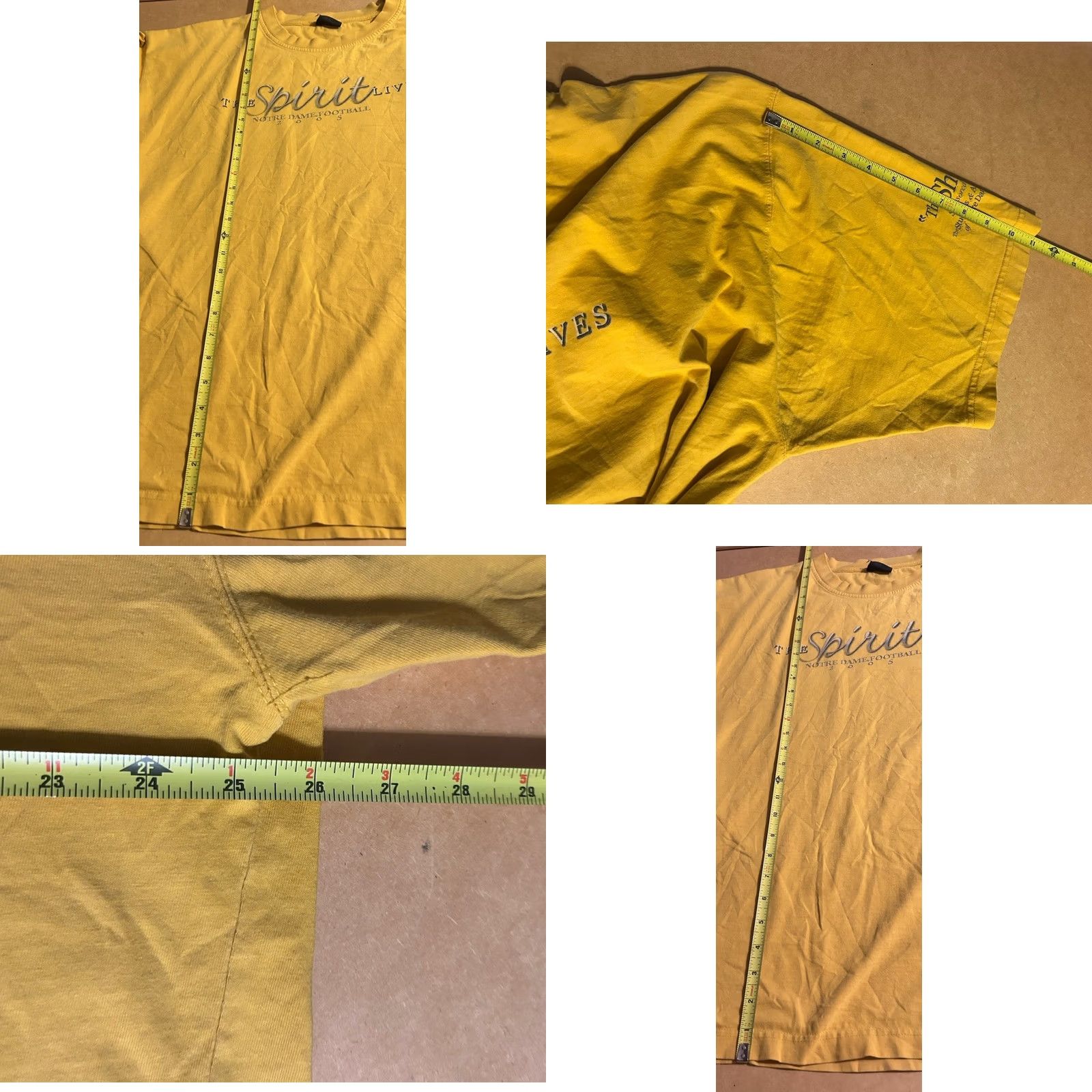 ESPIRIT Nike Shirt Vintage Football 2005 - Men's, 2XL, Yellow - Vintage Shirt Size US XXL / EU 58 / 5 - 9 Thumbnail