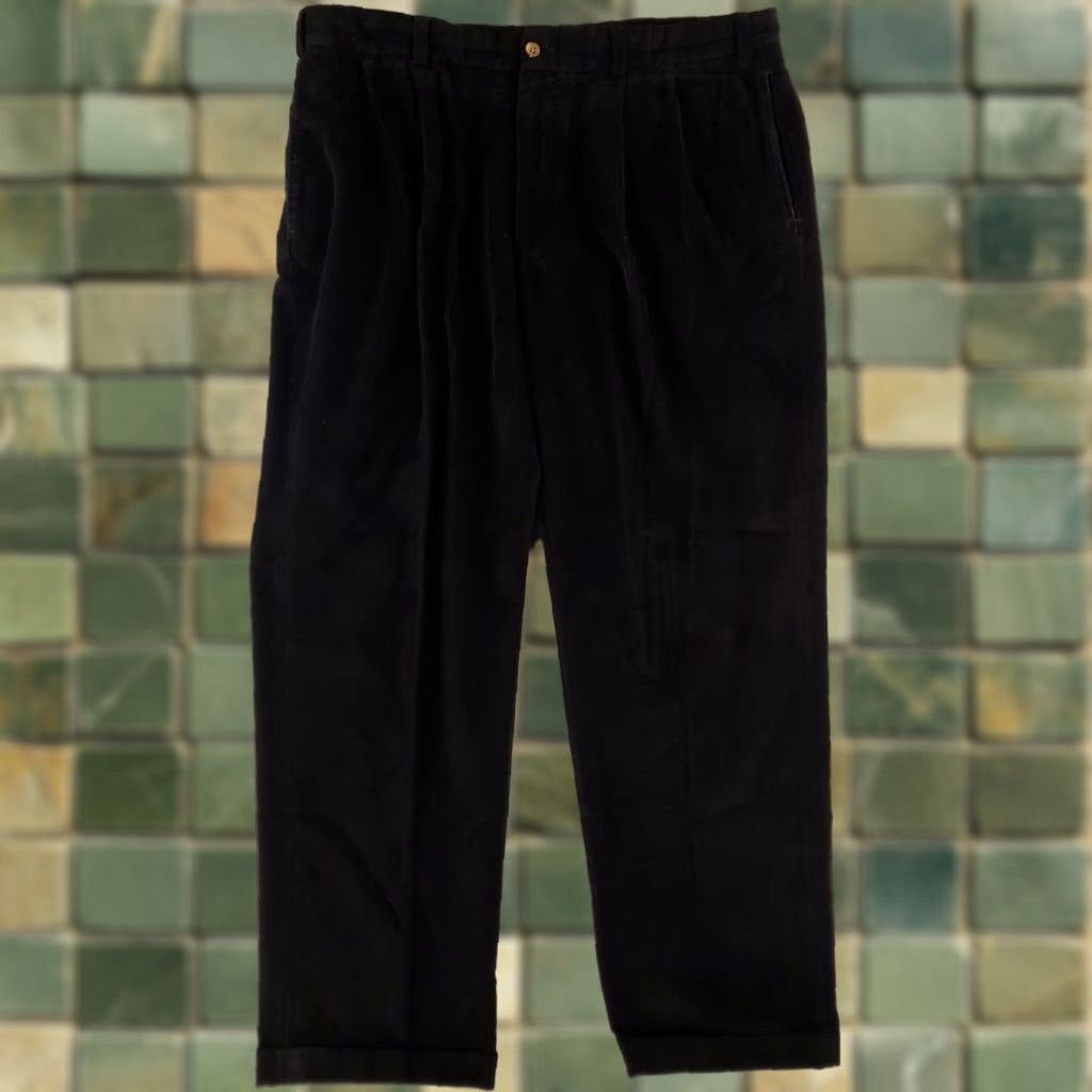 Bills Khakis BILLS KHAKIS Corduroy Pants Black Made USA Mens 40 Regular 32 Inseam Chino 40 x 31.5 Actual Mens Size US 40 / EU 56 - 1 Thumbnail