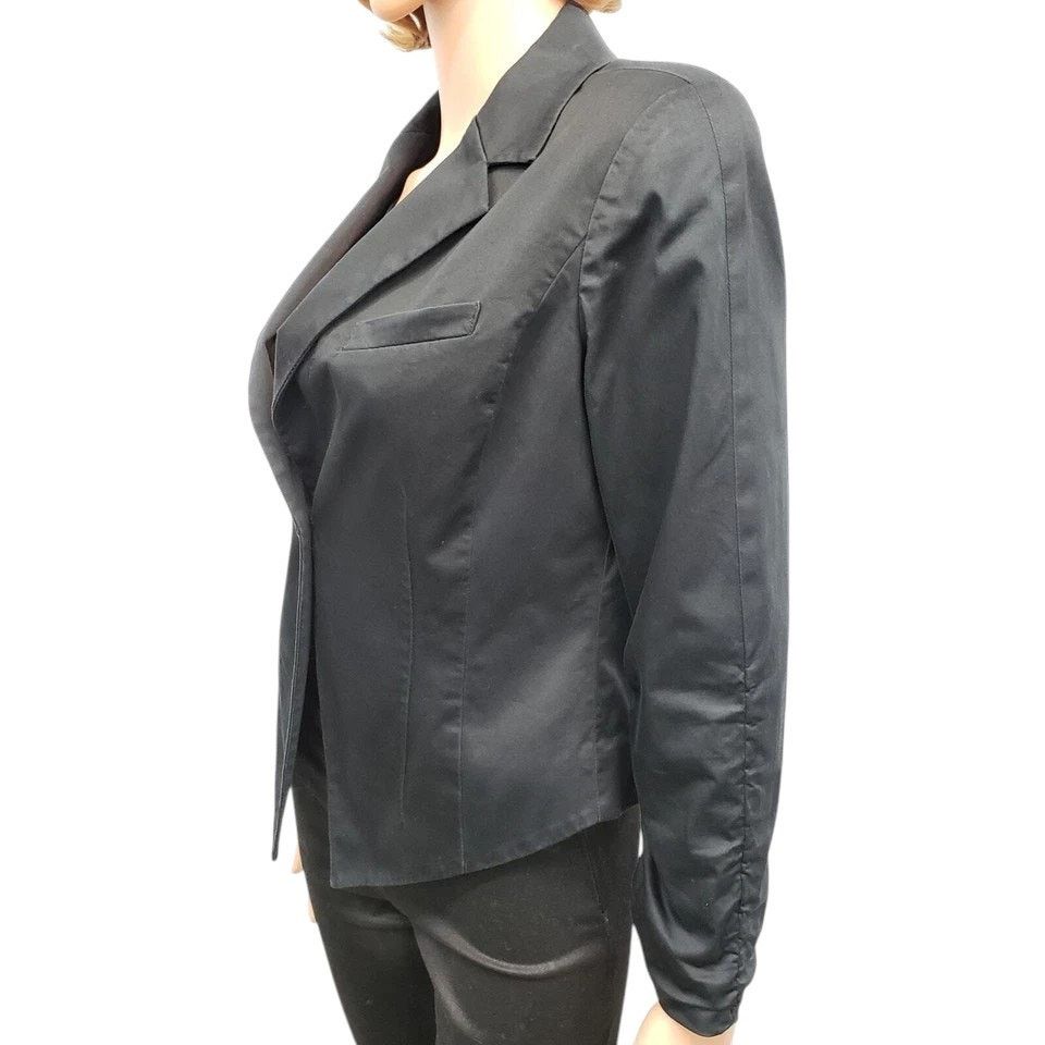 Michael Kors Michael Kors Blazer Jacket 4 Angled Hem Ruched Sleeve Cotton Size S / US 4 / IT 40 - 7 Thumbnail