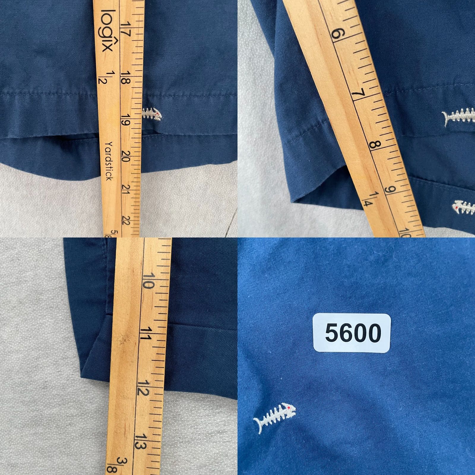J.McLaughlin Vintage J. McLaughlin Cotton Shorts Men 40 Blue Embroidered Bonefish Casual Golf Size US 40 / EU 56 - 8 Thumbnail