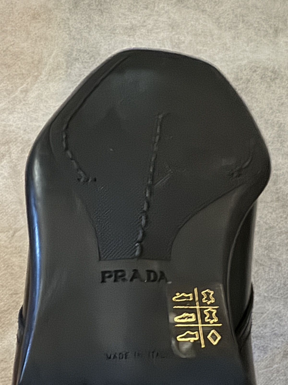 Prada PRADA Shoes Moccasins Black Leather Size US 9.5 / EU 42-43 - 5 Thumbnail