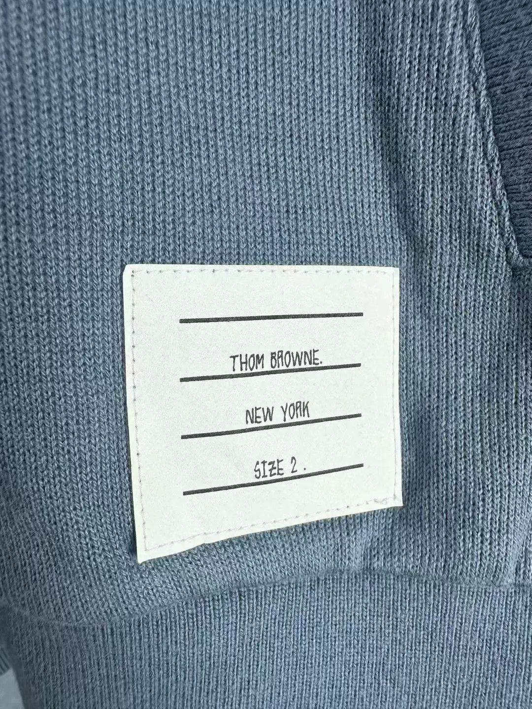 Thom Browne thom browne blue striped zip-up hoodie. Size US M / EU 48-50 / 2 - 4 Thumbnail