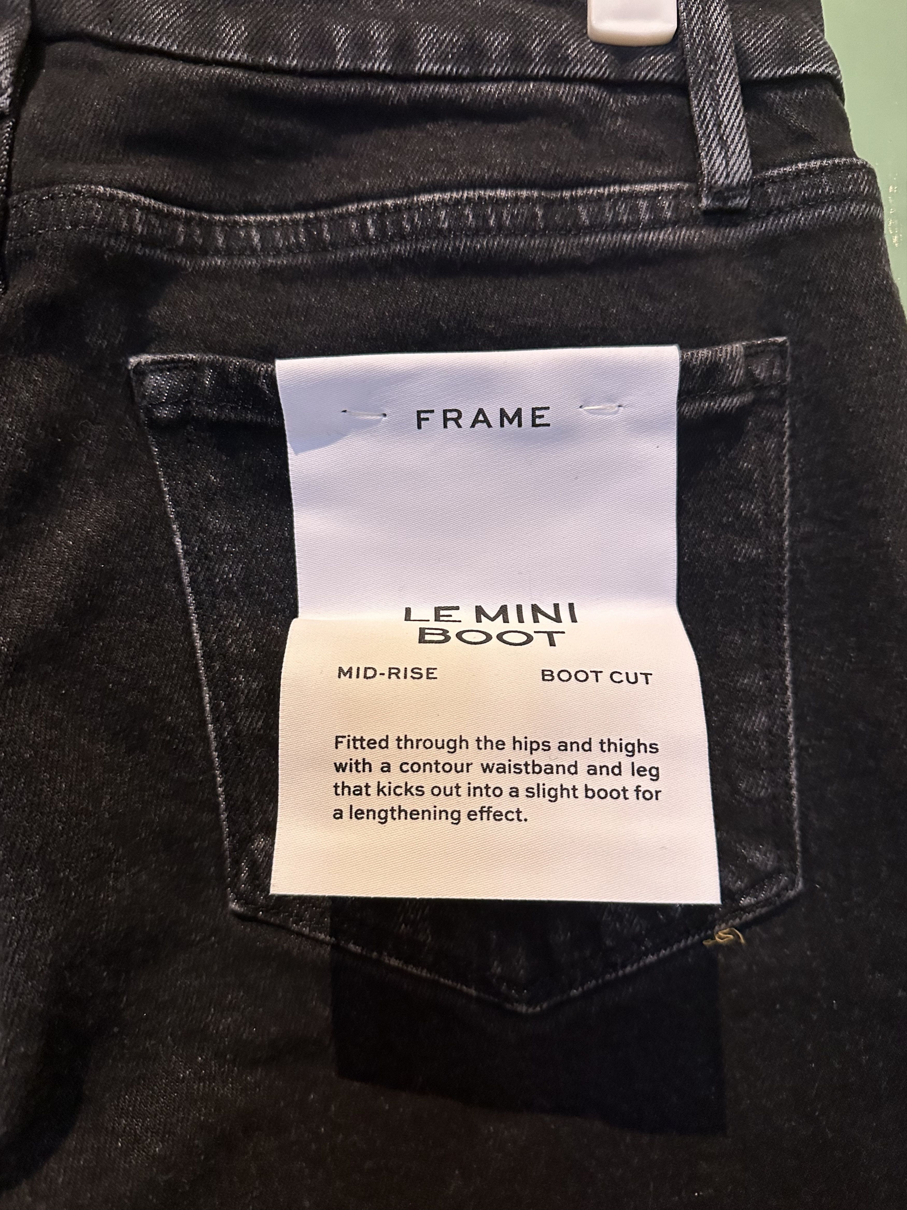 Frame Frame black Le Mini Boot mid-rise bootcut jeans Size 27" / US 4 / IT 40 - 8 Thumbnail
