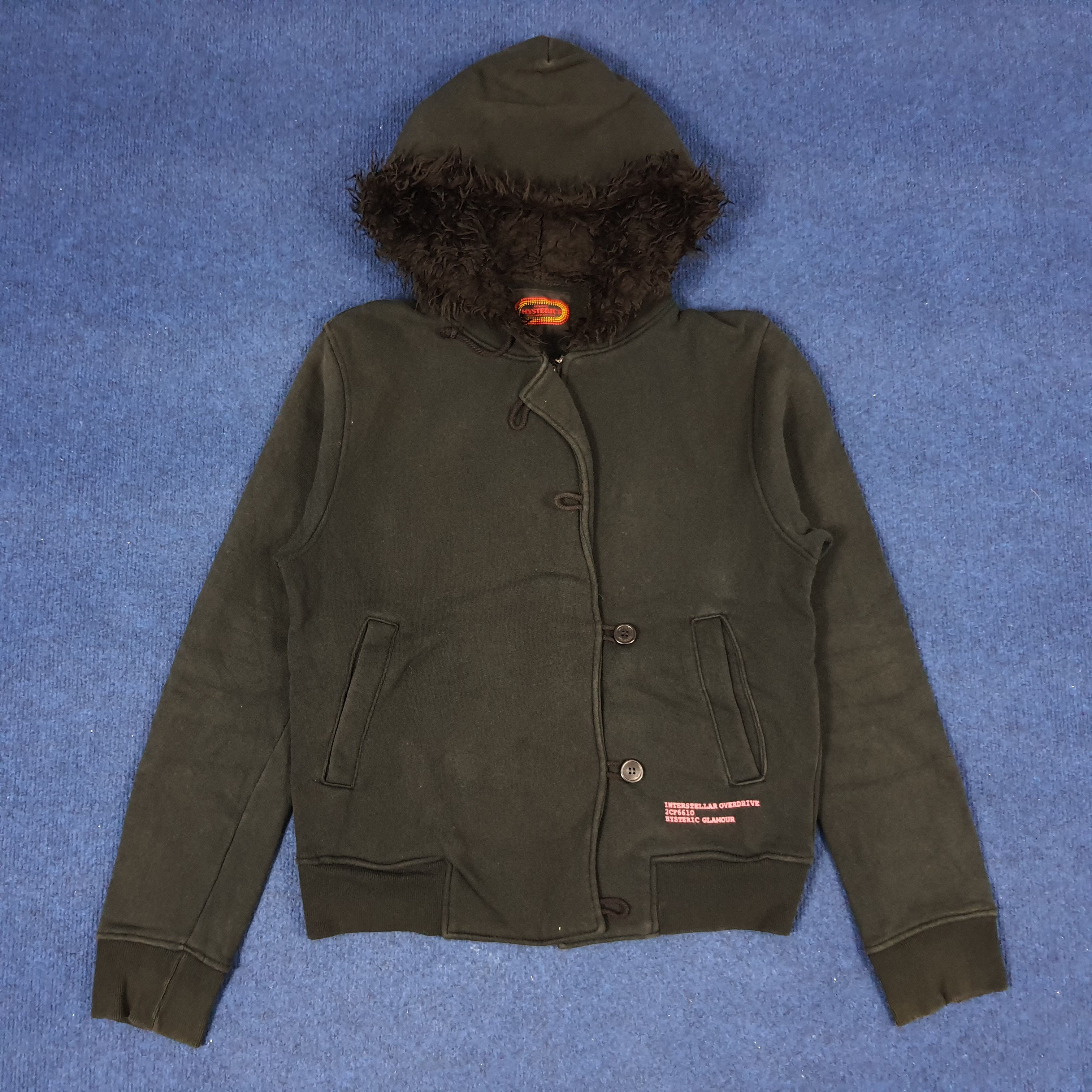 Hysteric Glamour × Japanese Brand × Vintage Vintage Hysteric Glamour Japanese Brand Zipper Fleece Hoodie Size XS / US 0-2 / IT 36-38 - 3 Thumbnail