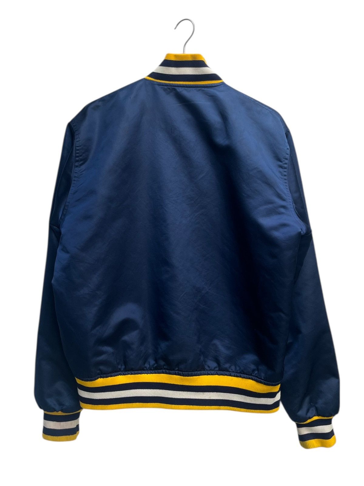 Starter Vintage Starter Michigan Wolverines Satin Varsity Jacket Size US M / EU 48-50 / 2 - 5 Thumbnail