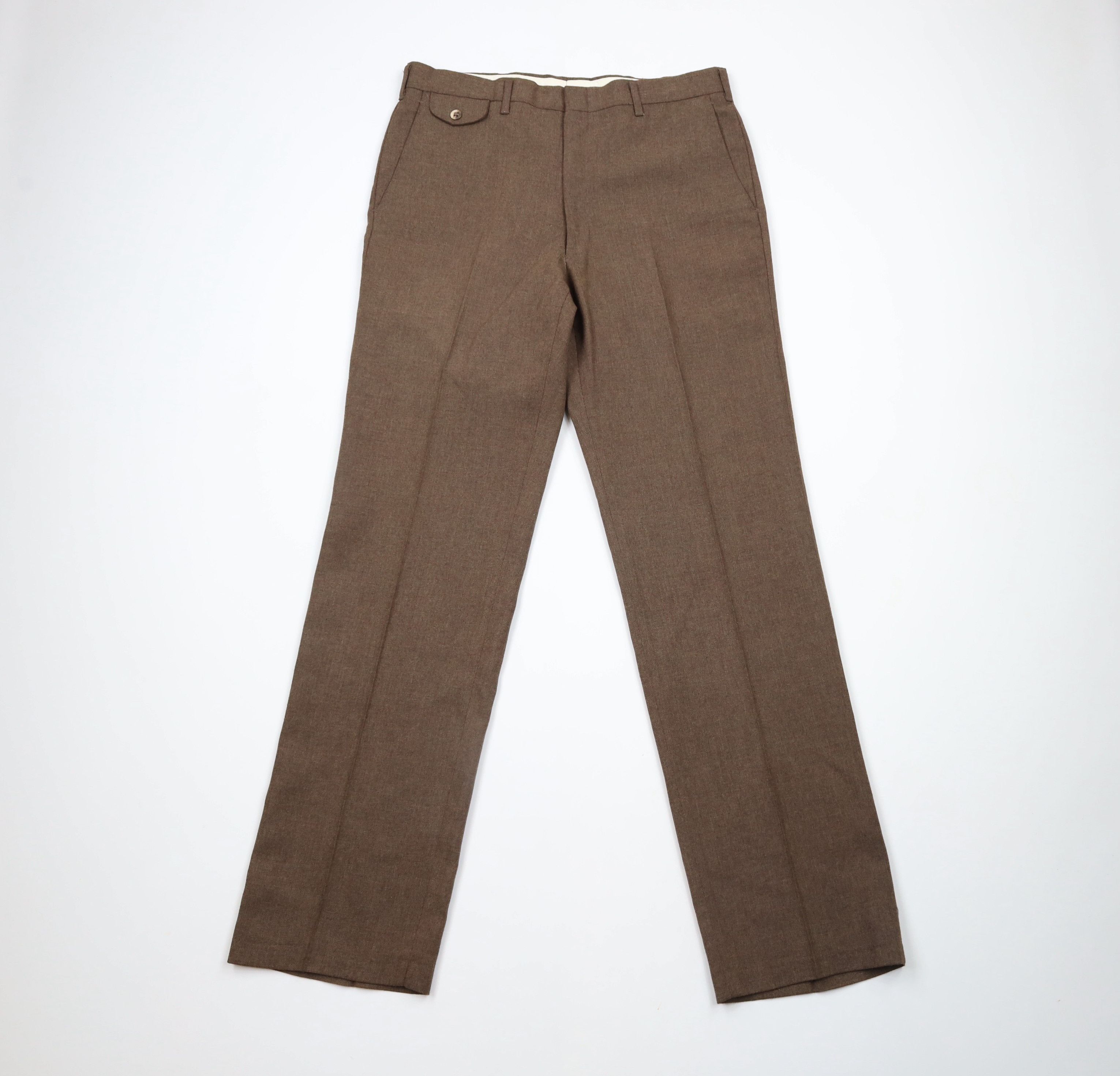 Vintage Vintage 90s Streetwear Chinos Chino Pants Trousers Brown USA Size US 32 / EU 48 - 1 Thumbnail
